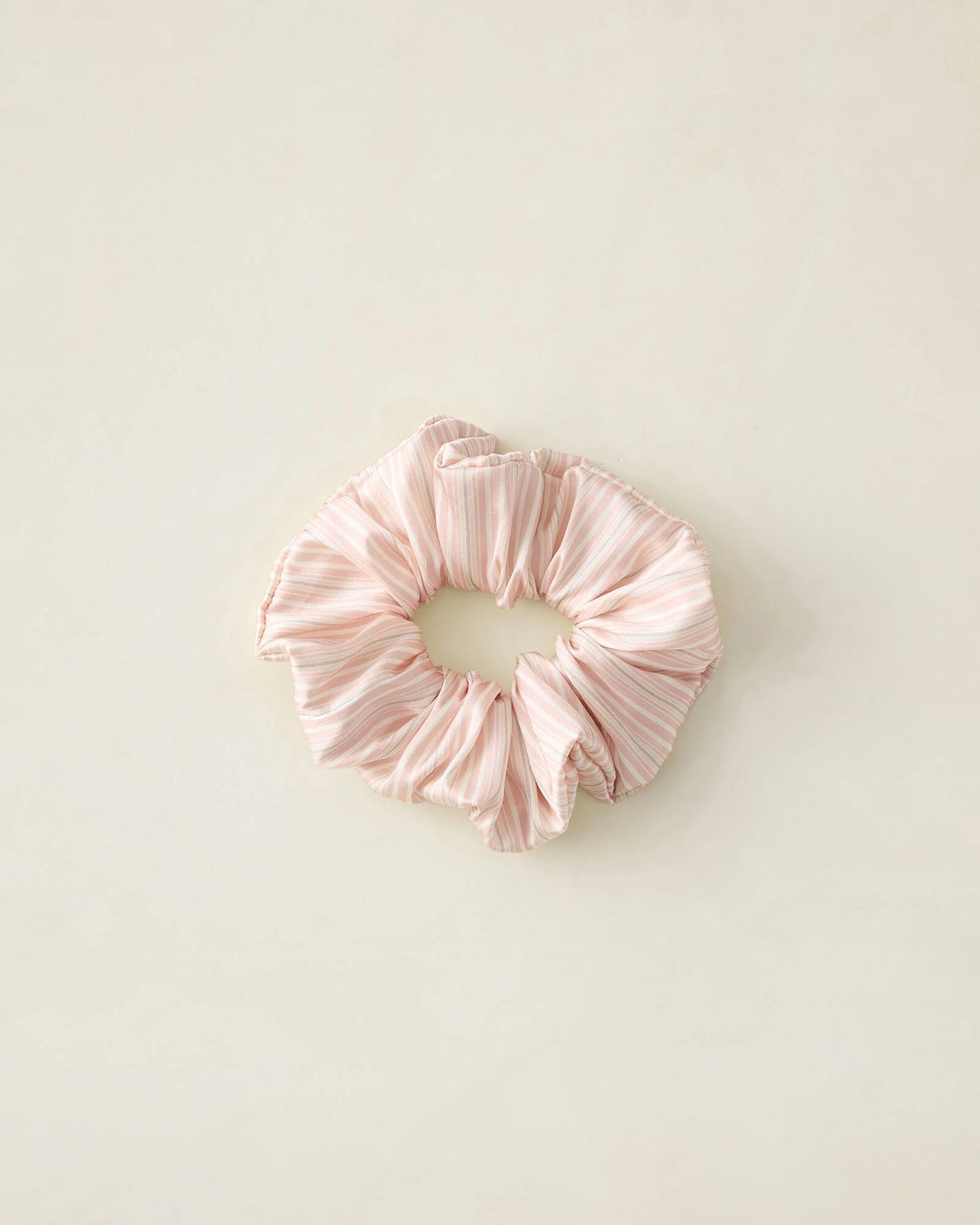 Washable Silk Multi Stripe Scrunchie