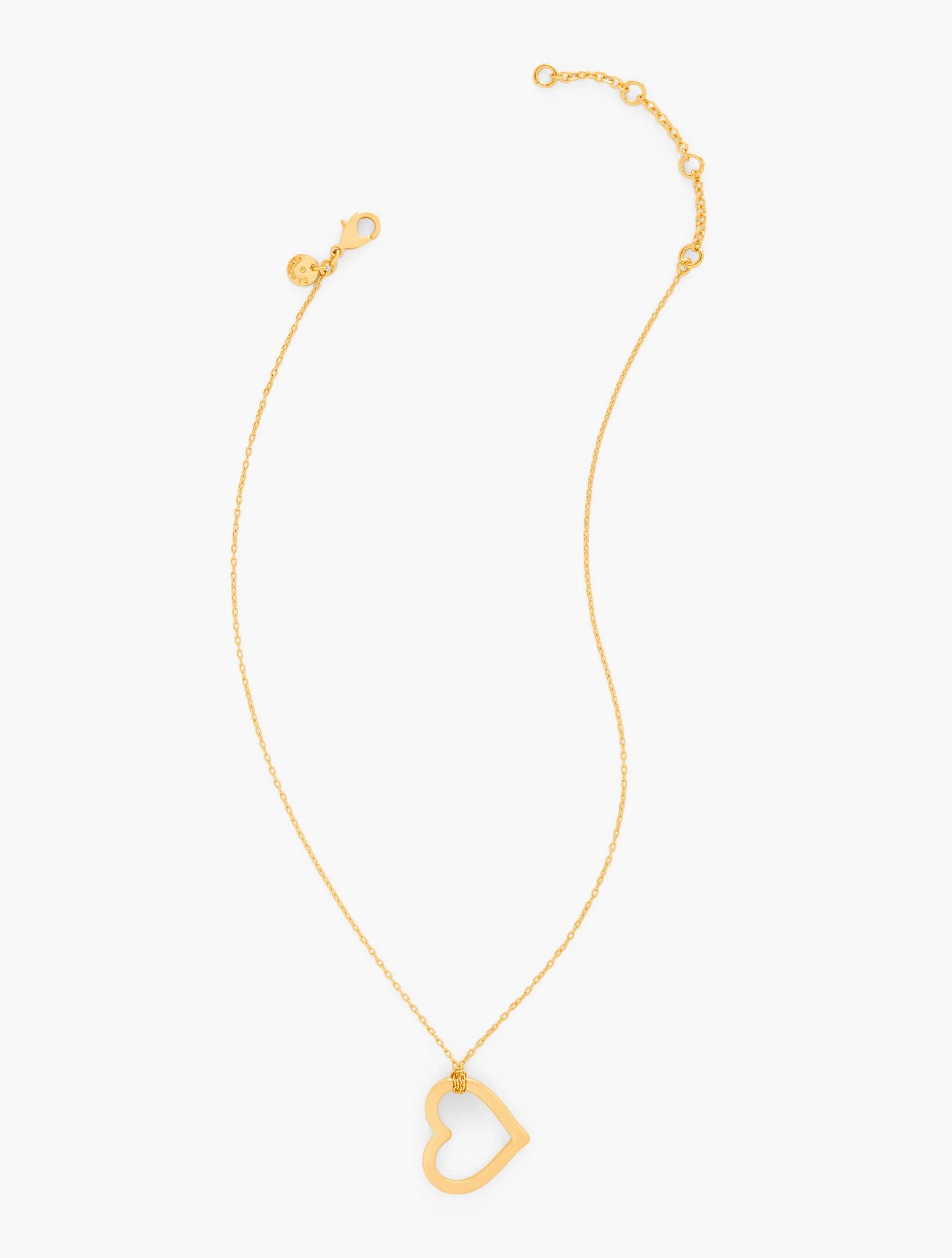 Open Heart Pendant Necklace