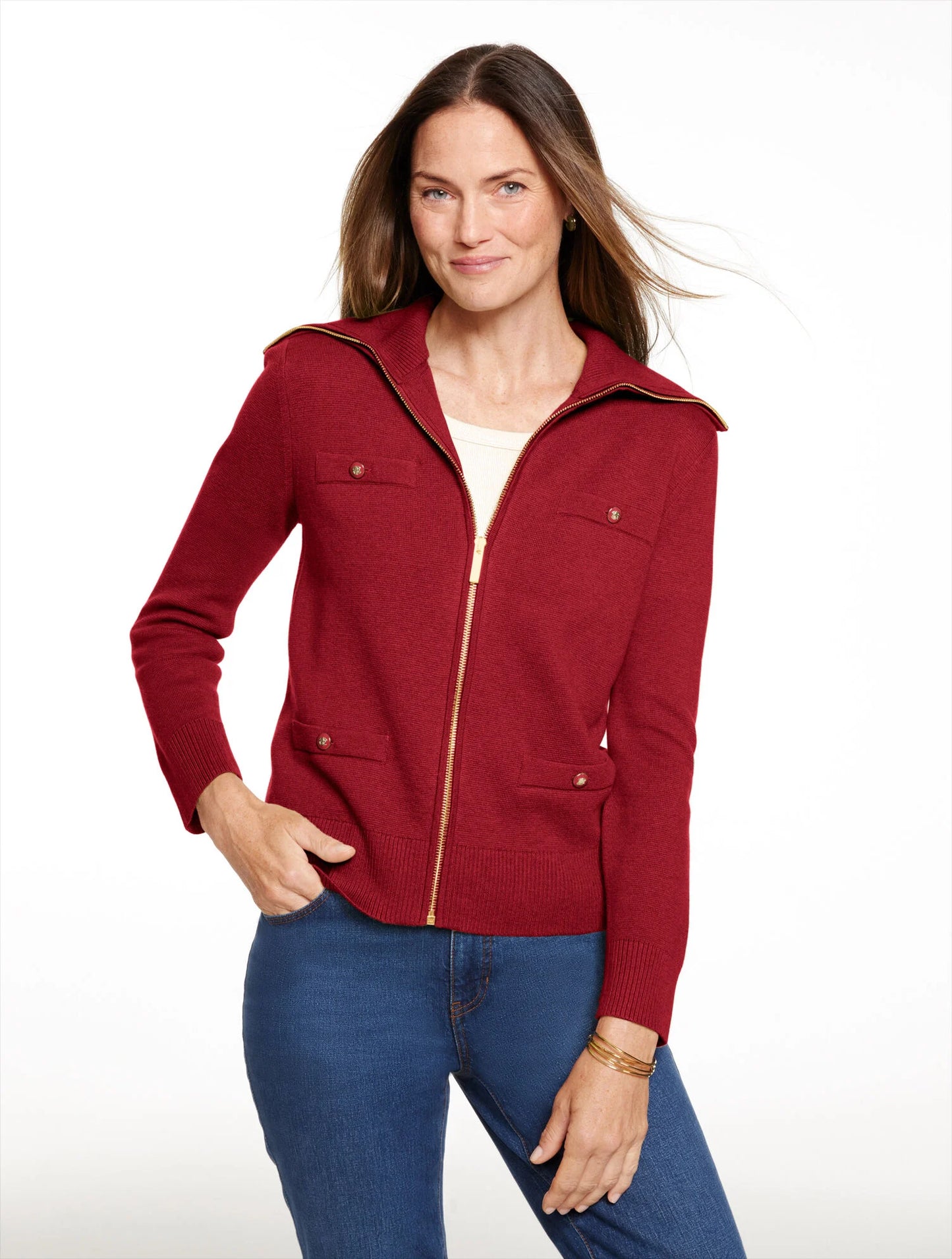 Full-Zip Cardigan