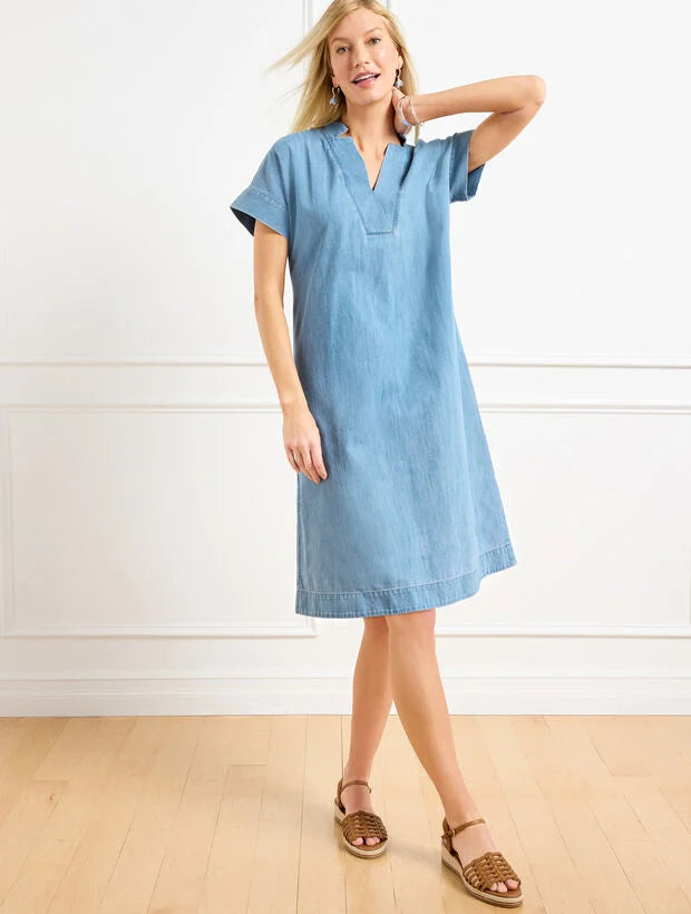 Denim Shift Dress
