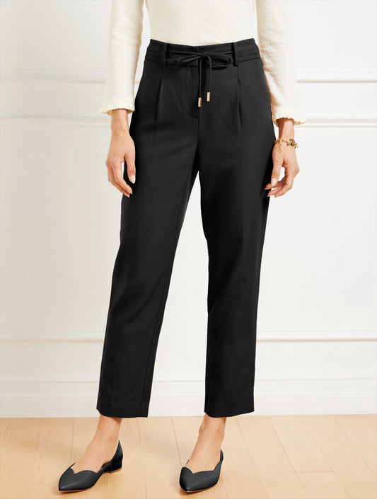 Tapered Ankle Pleated Pants