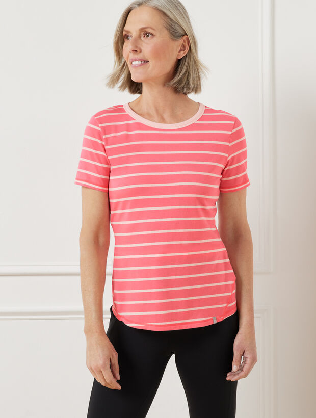 Supersoft Jersey Short Sleeve Tee - Classic Stripe