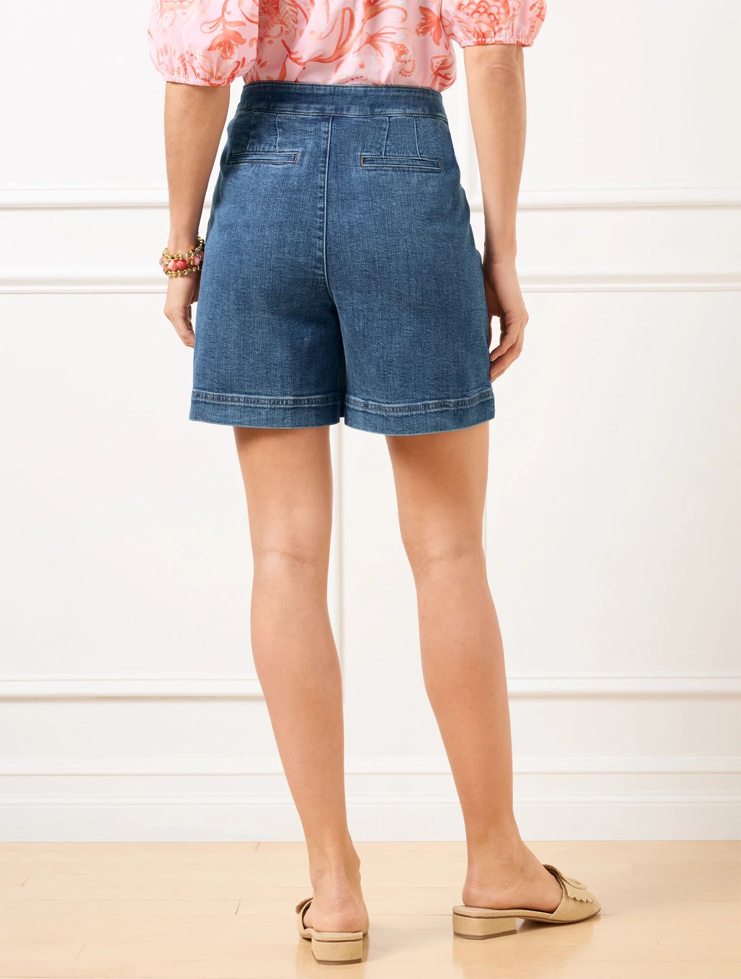 Summerweight Denim Skort - Alessia Wash