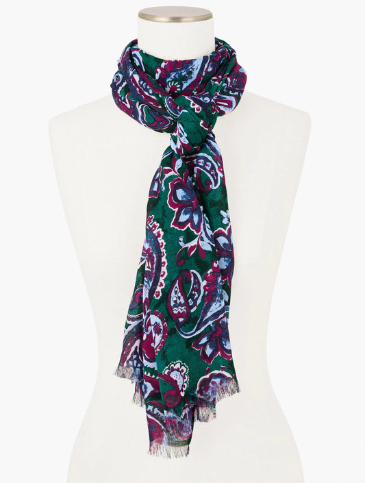 Piccadilly Paisley Oblong Scarf