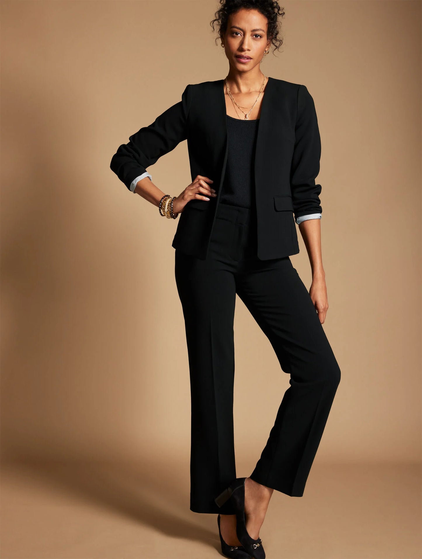 Easy Travel Open Front Jacket