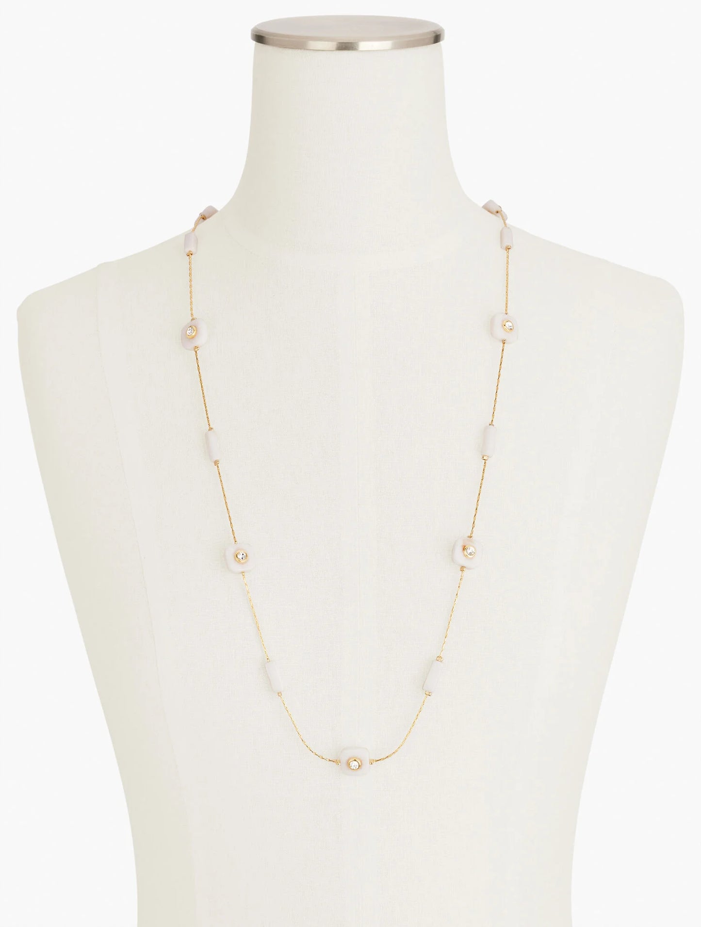 Floating Geo Stones Convertible Necklace