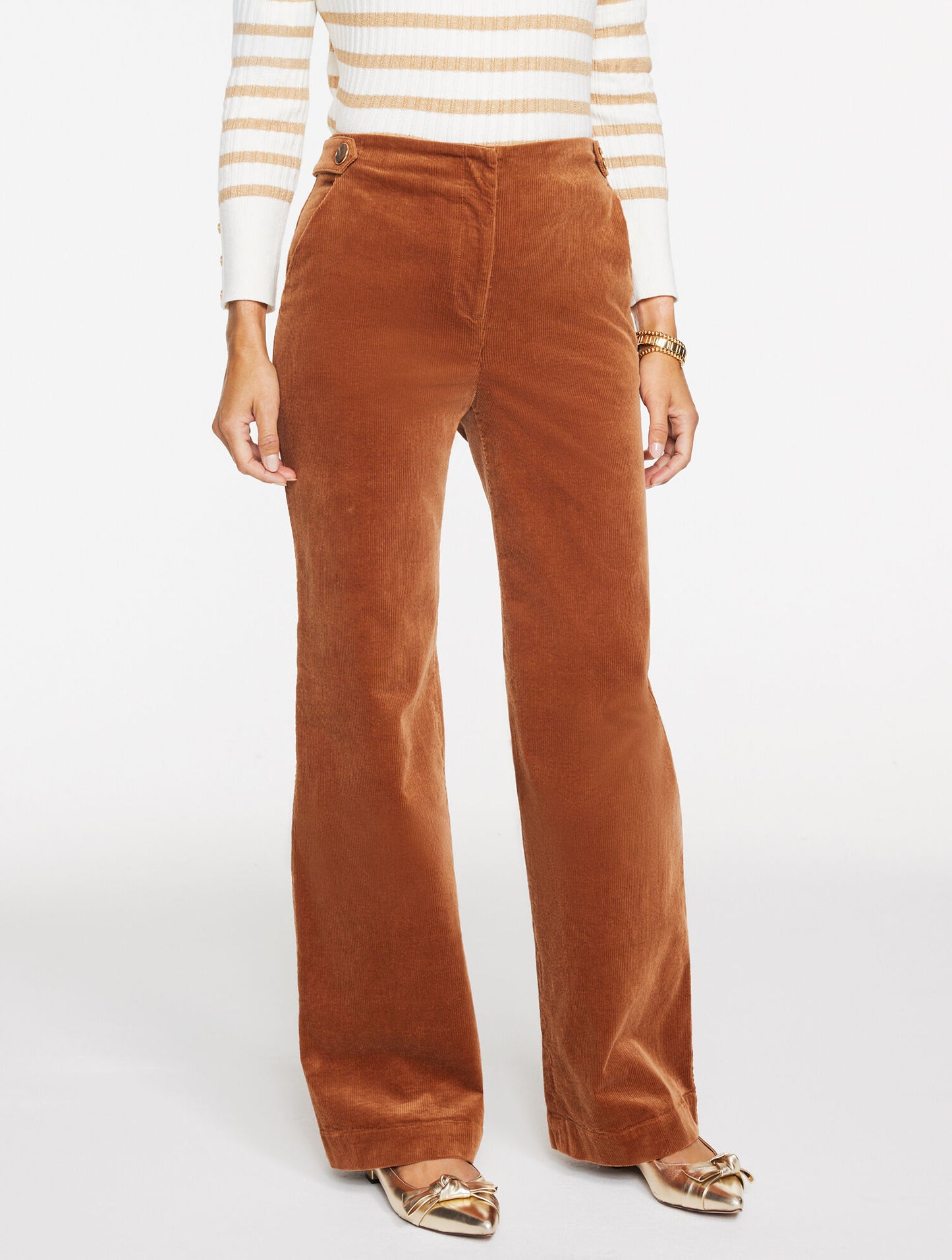 Wide Leg Corduroy Pants