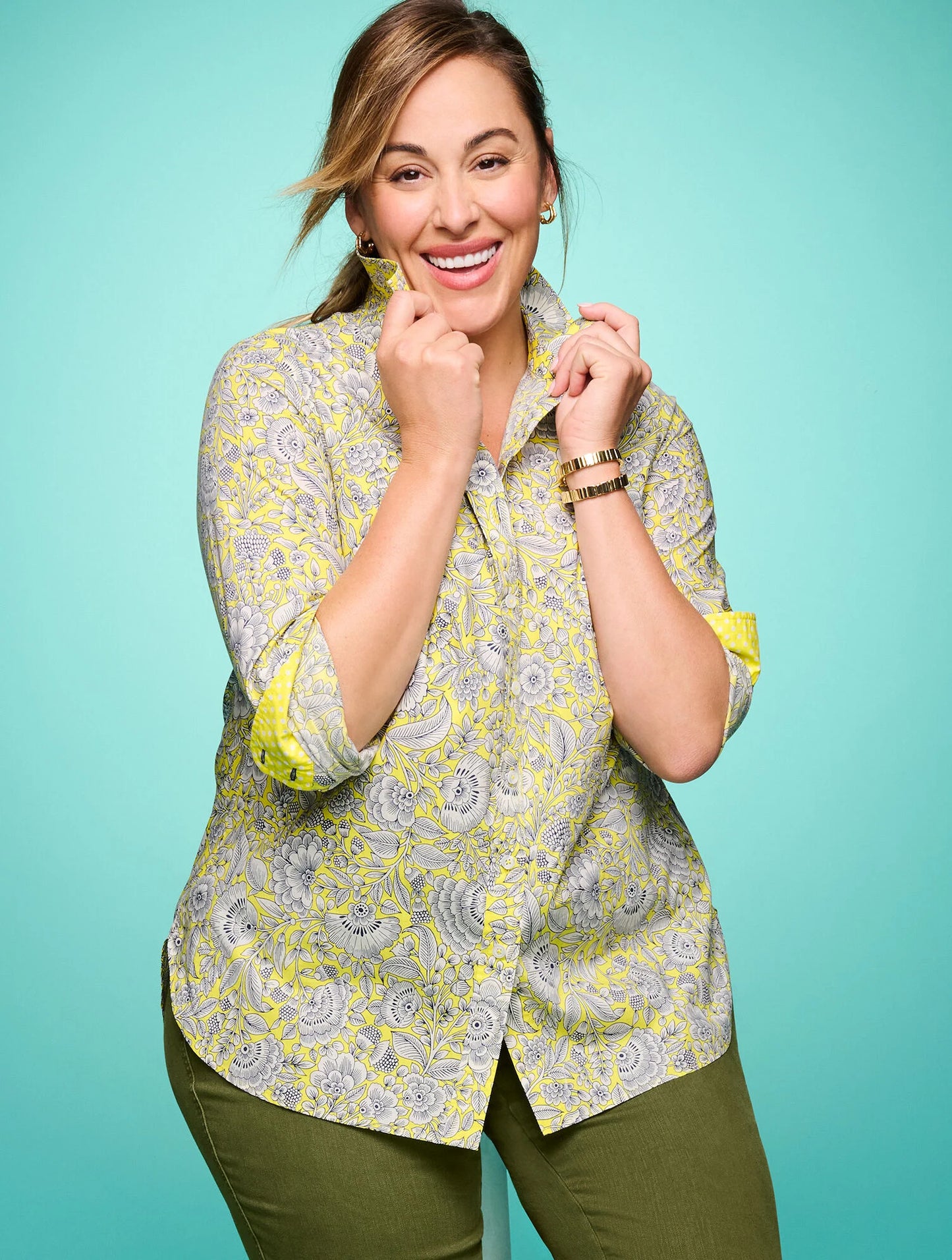 Modern Classic Shirt - Herbaceous Vines