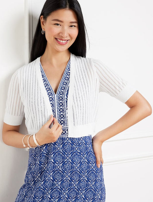 Plus Exclusive Open Stitch Shrug