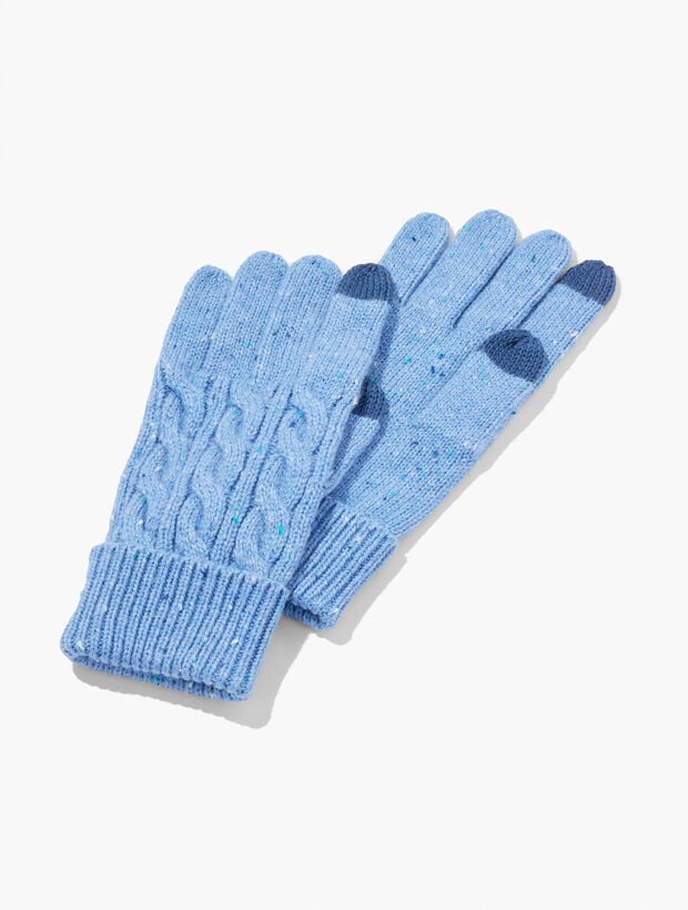 Tweed Knit Gloves