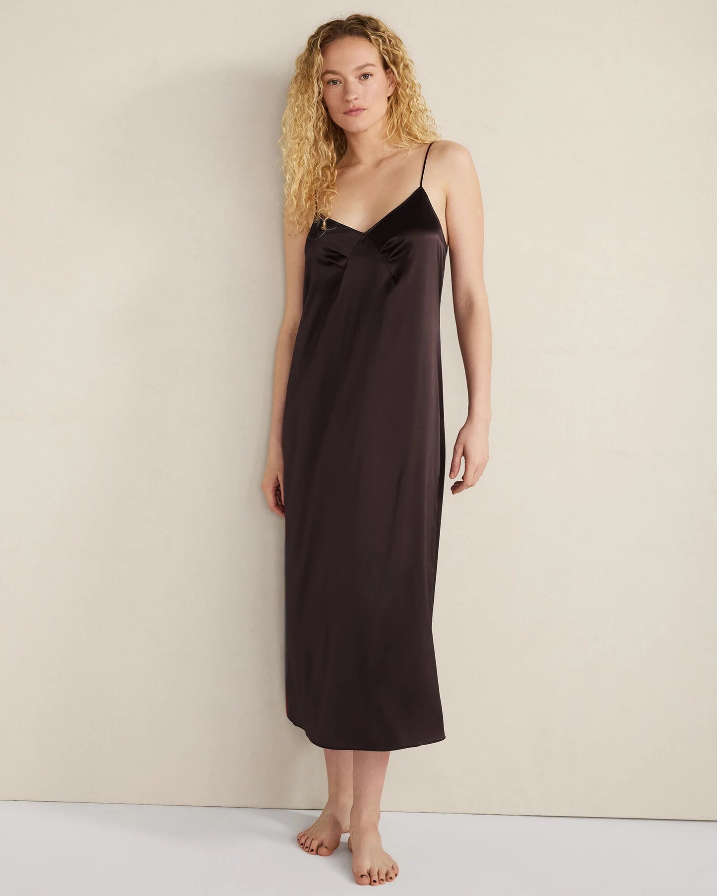 Washable Silk Pleated Chemise