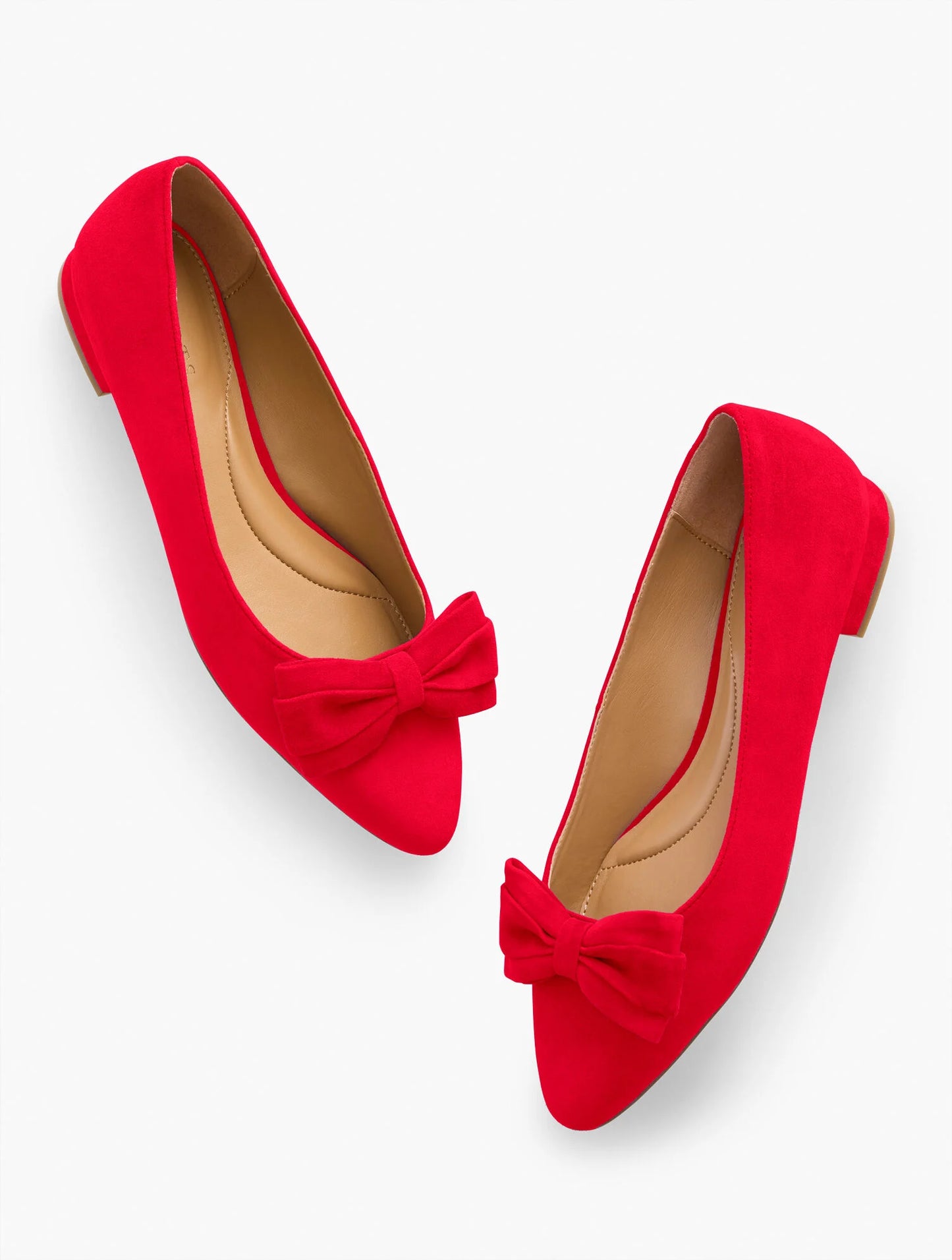 Edison Bow Suede Flats