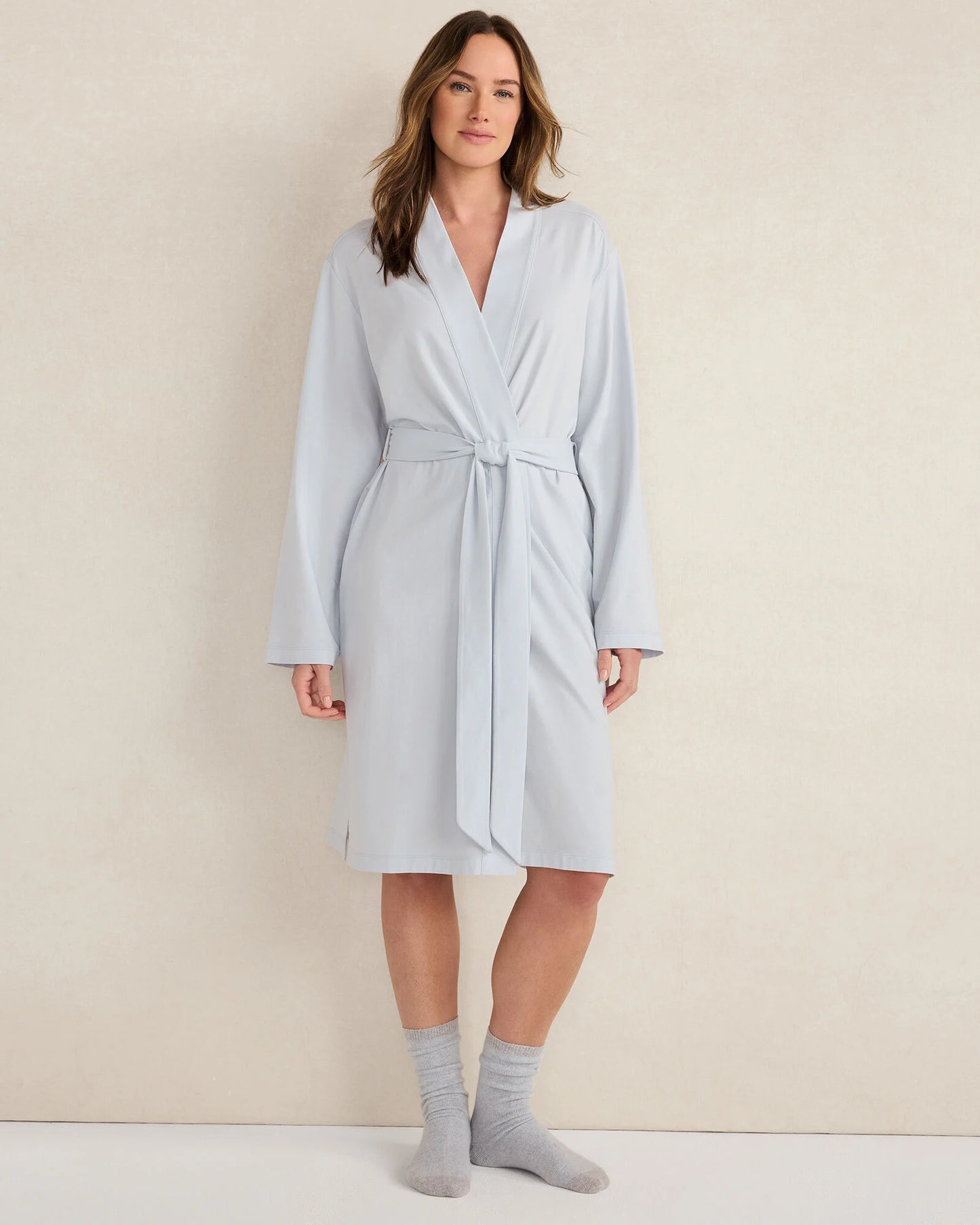 Organic Cotton Jersey Robe