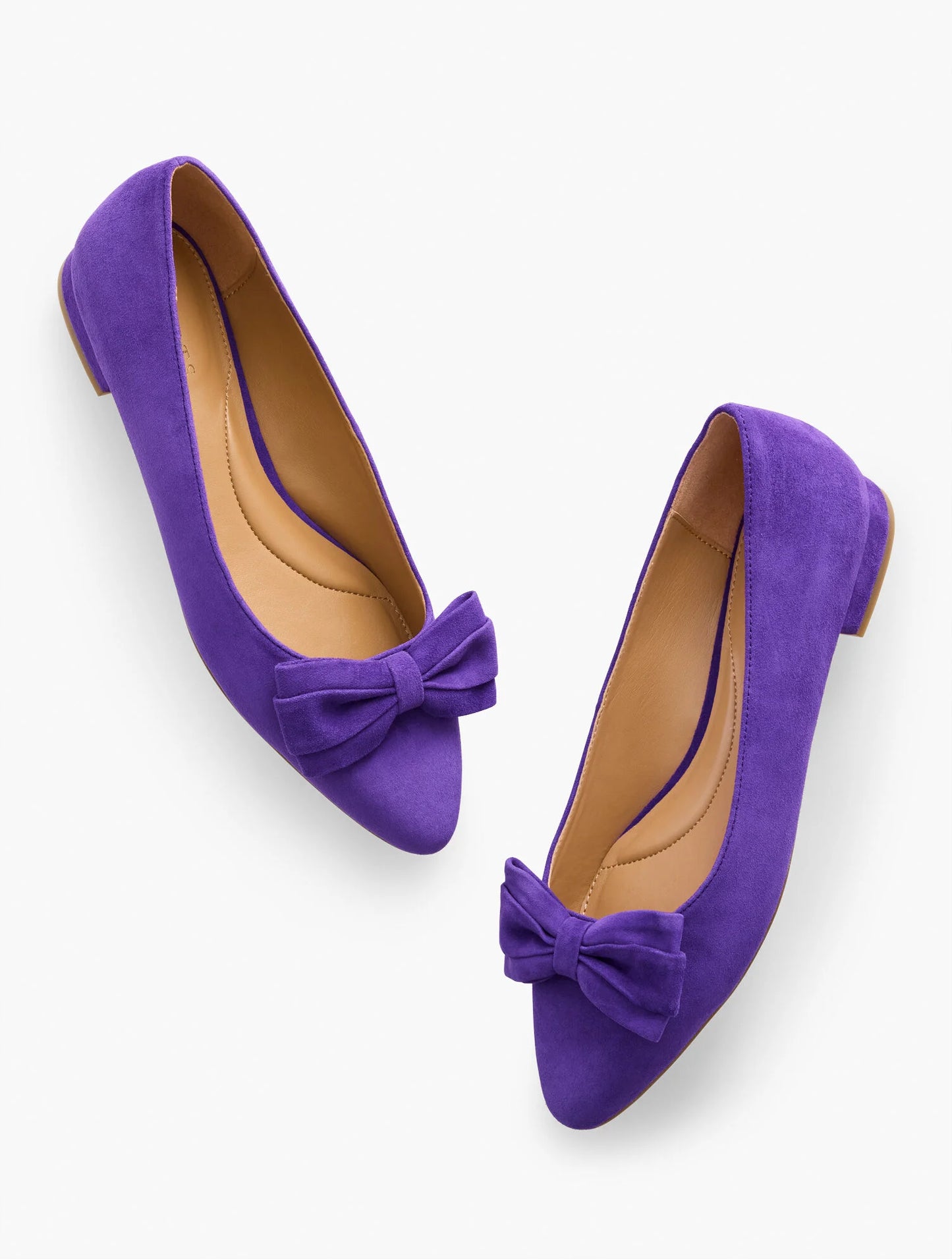 Edison Bow Suede Flats