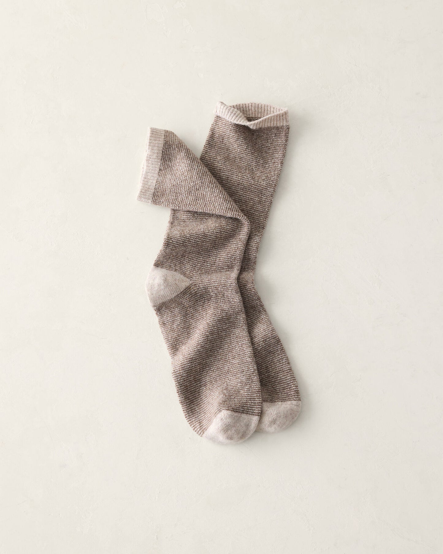 Cashmere Striped Socks