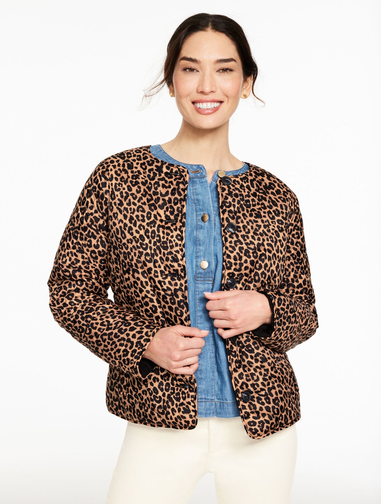 Quilted Reversible Jacket - Allover Animal