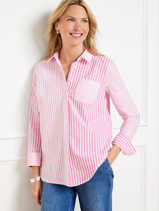 Modern Classic Shirt - Mixed Stripe