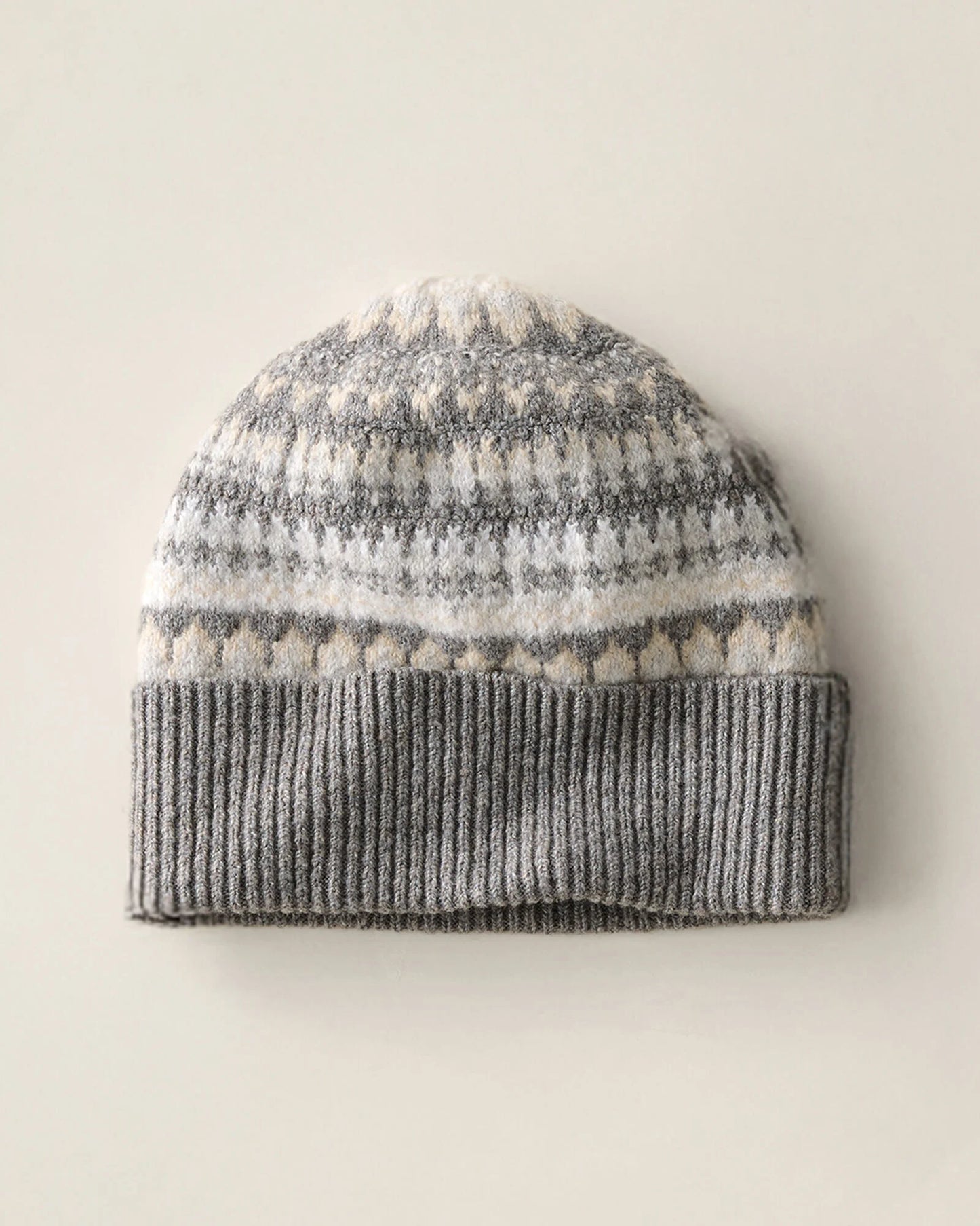 Organic Cotton Blend Nostalgic Fair Isle Beanie