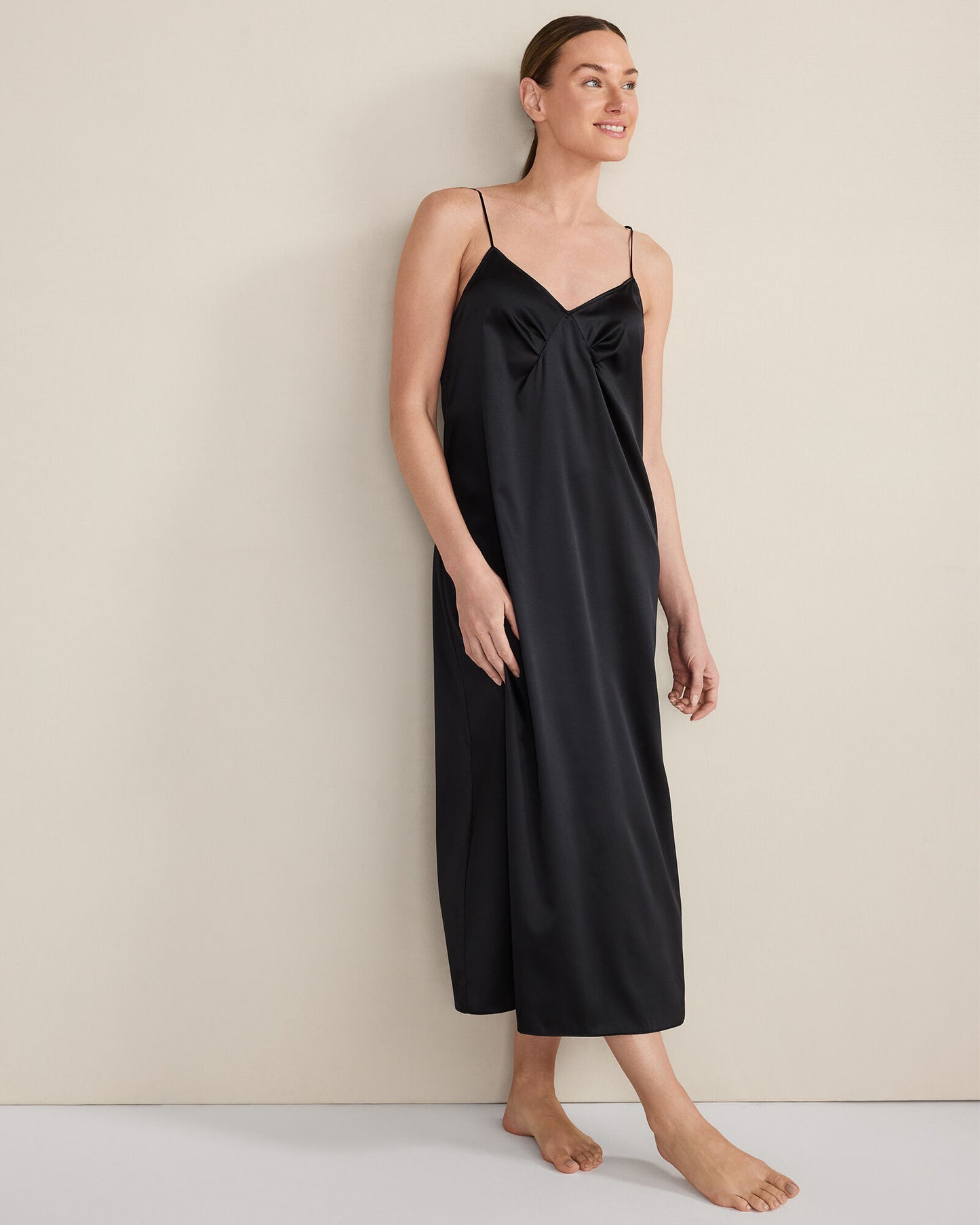 Washable Silk Pleated Chemise