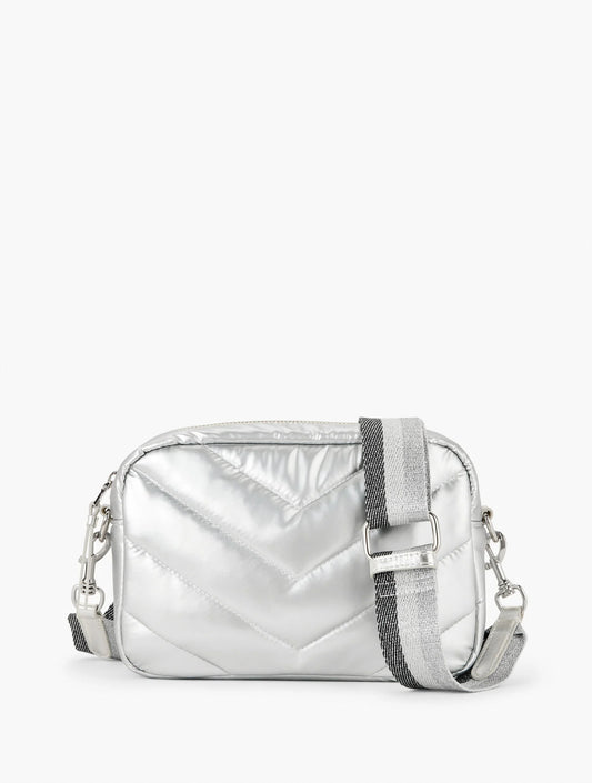 Metallic Quilted Crossbody