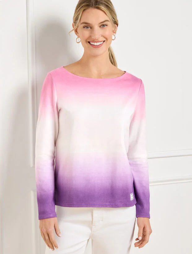 Authentic Talbots Tee - Dip-Dye