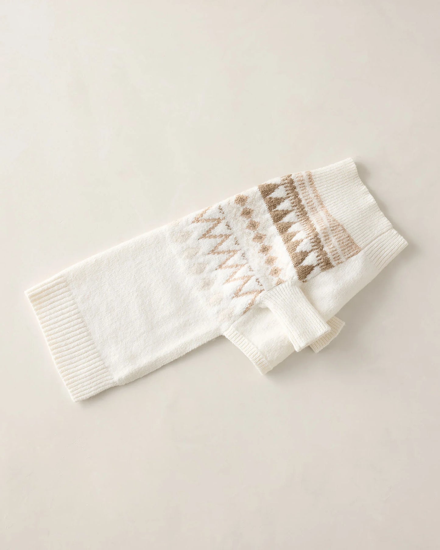 Organic Cotton Blend Fairisle Dog Sweater