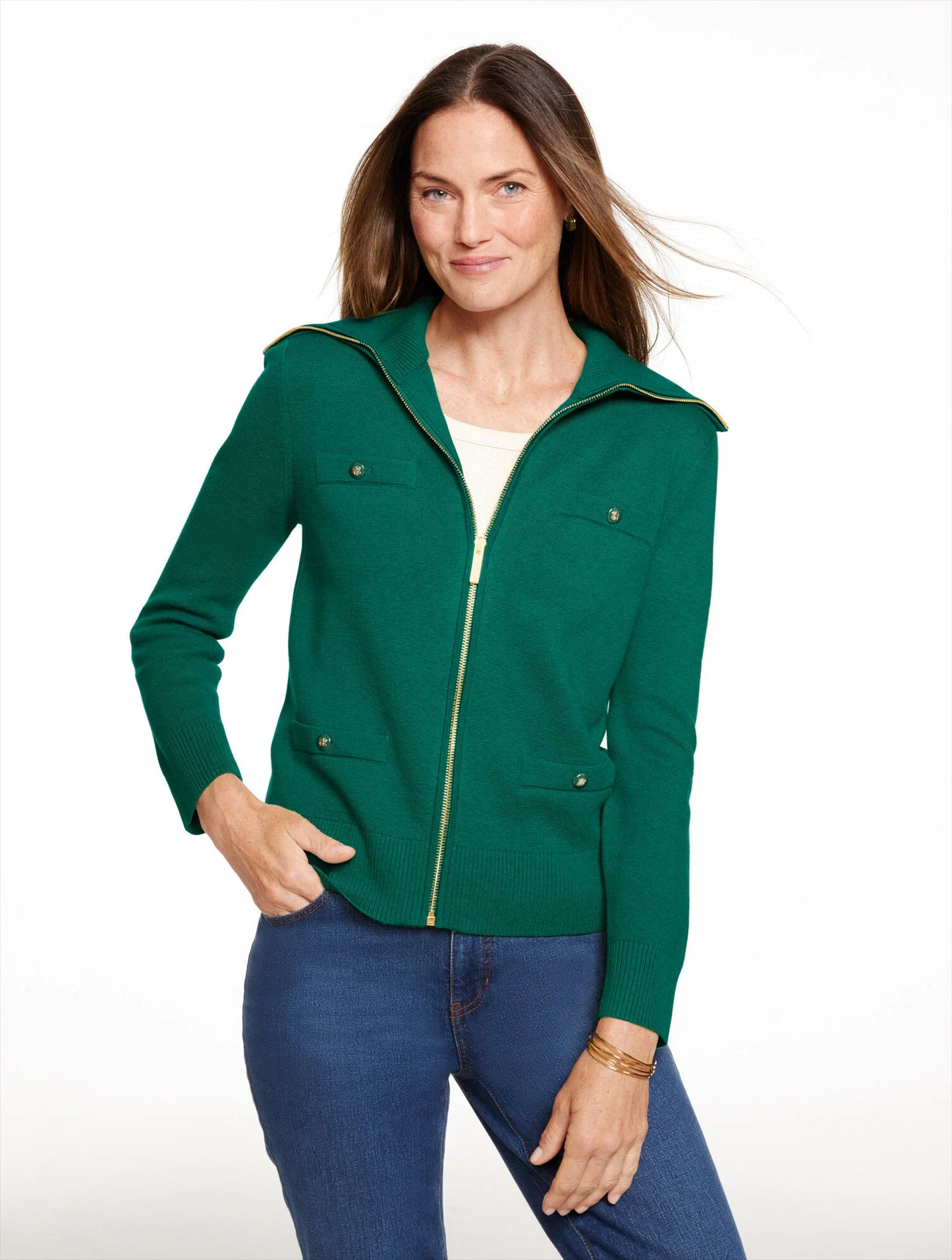 Full-Zip Cardigan