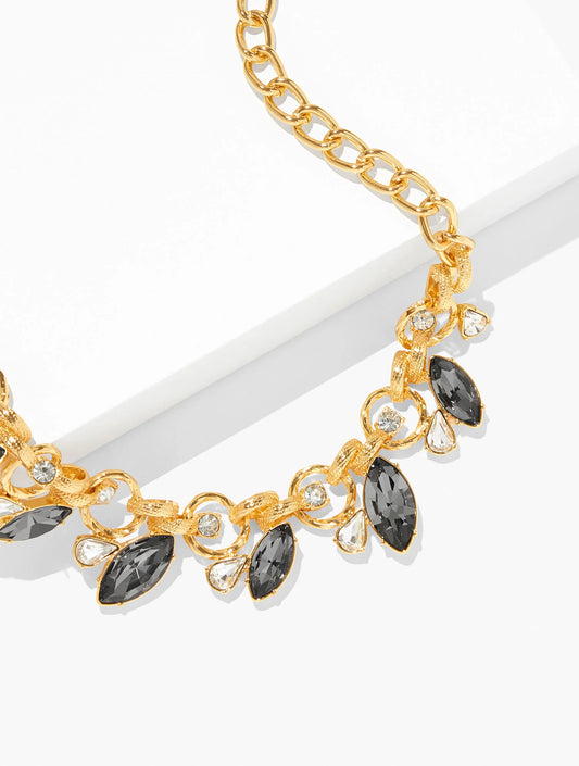 Chain & Stone Statement Necklace
