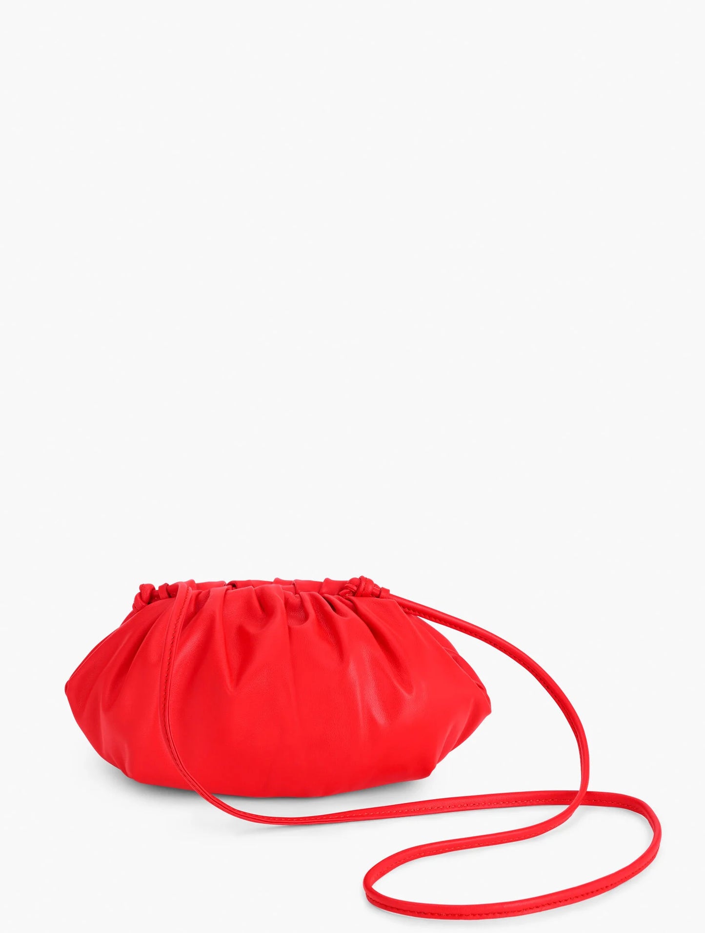 Cinched Nappa Crossbody Bag