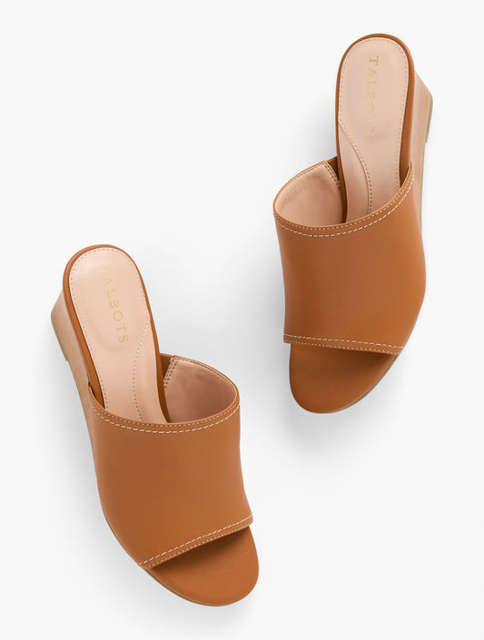 Royce Nappa Wedge Sandals