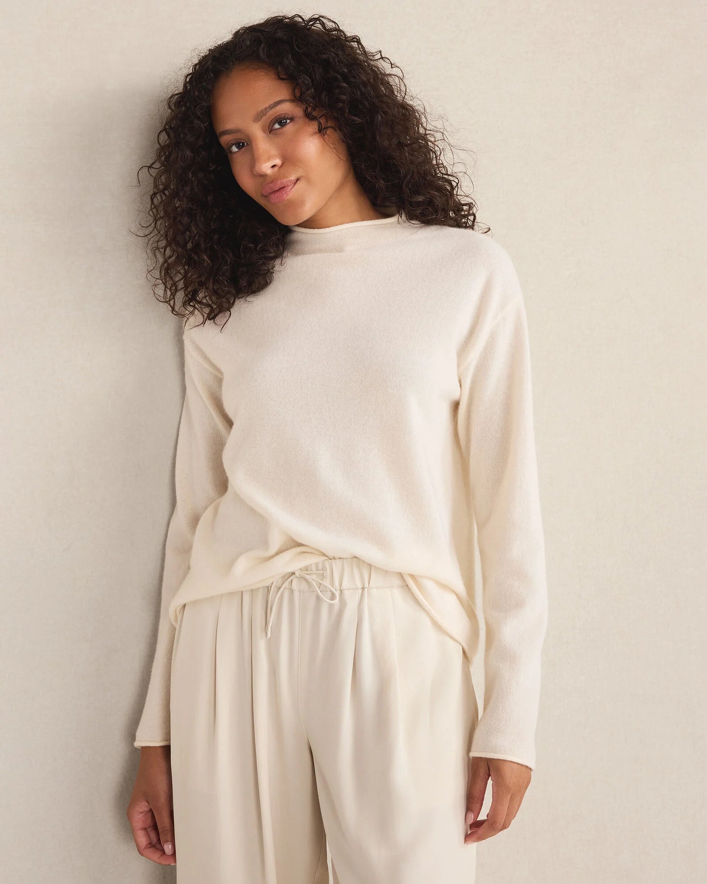 Cashmere Mockneck Sweater