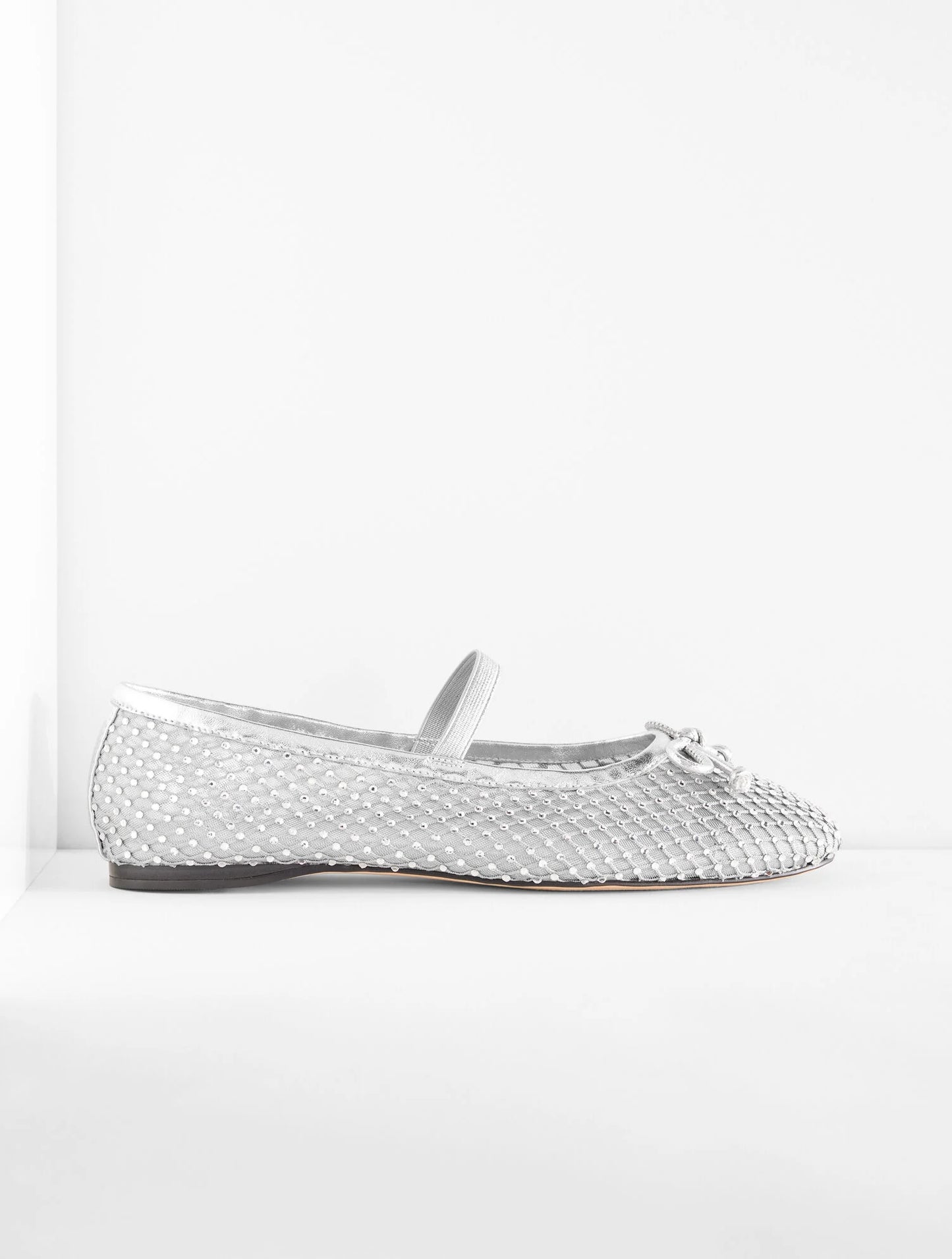 Blaine Soft Sole Mesh Rhinestone Ballet Flats