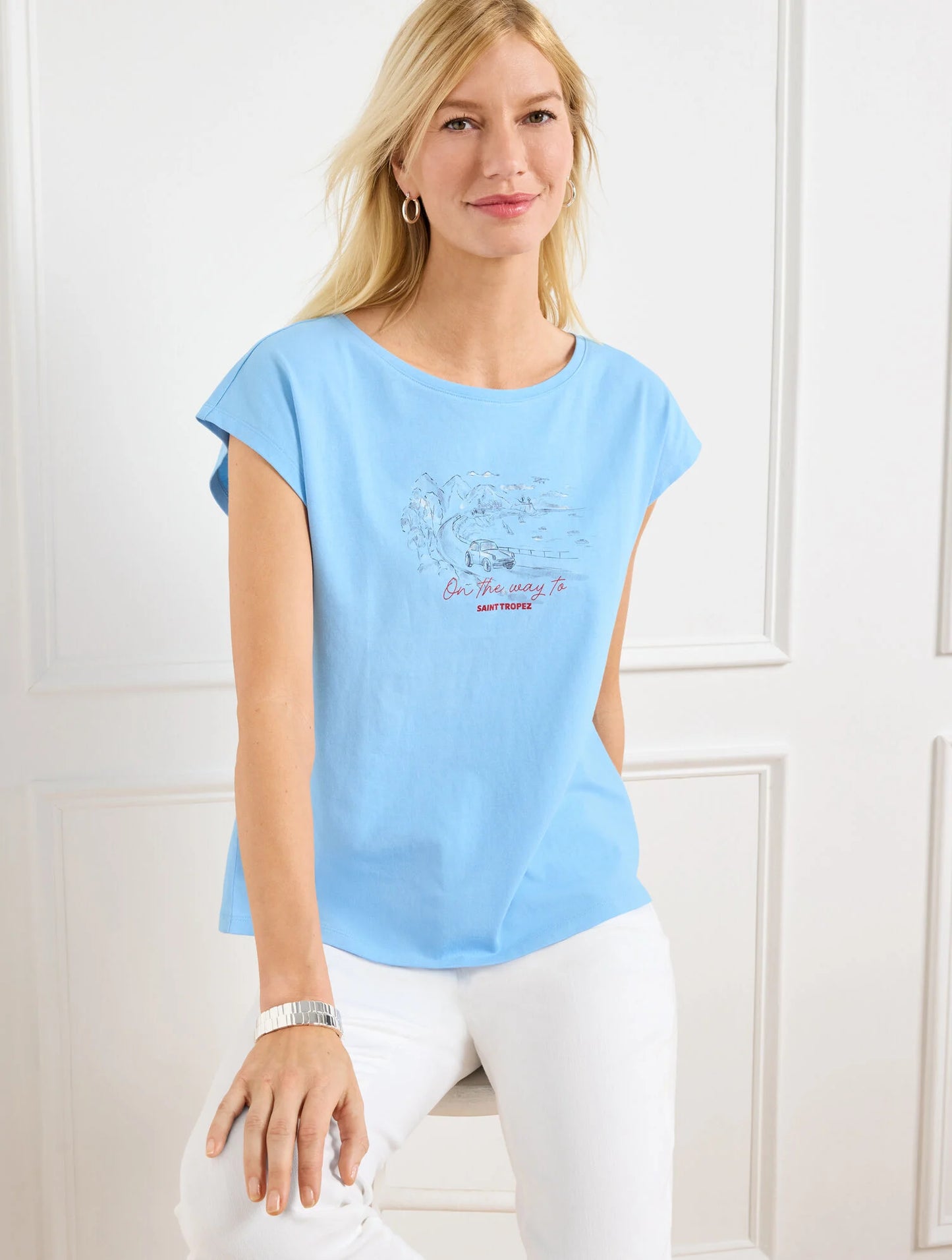 Bateau Neck Tee - St. Tropez