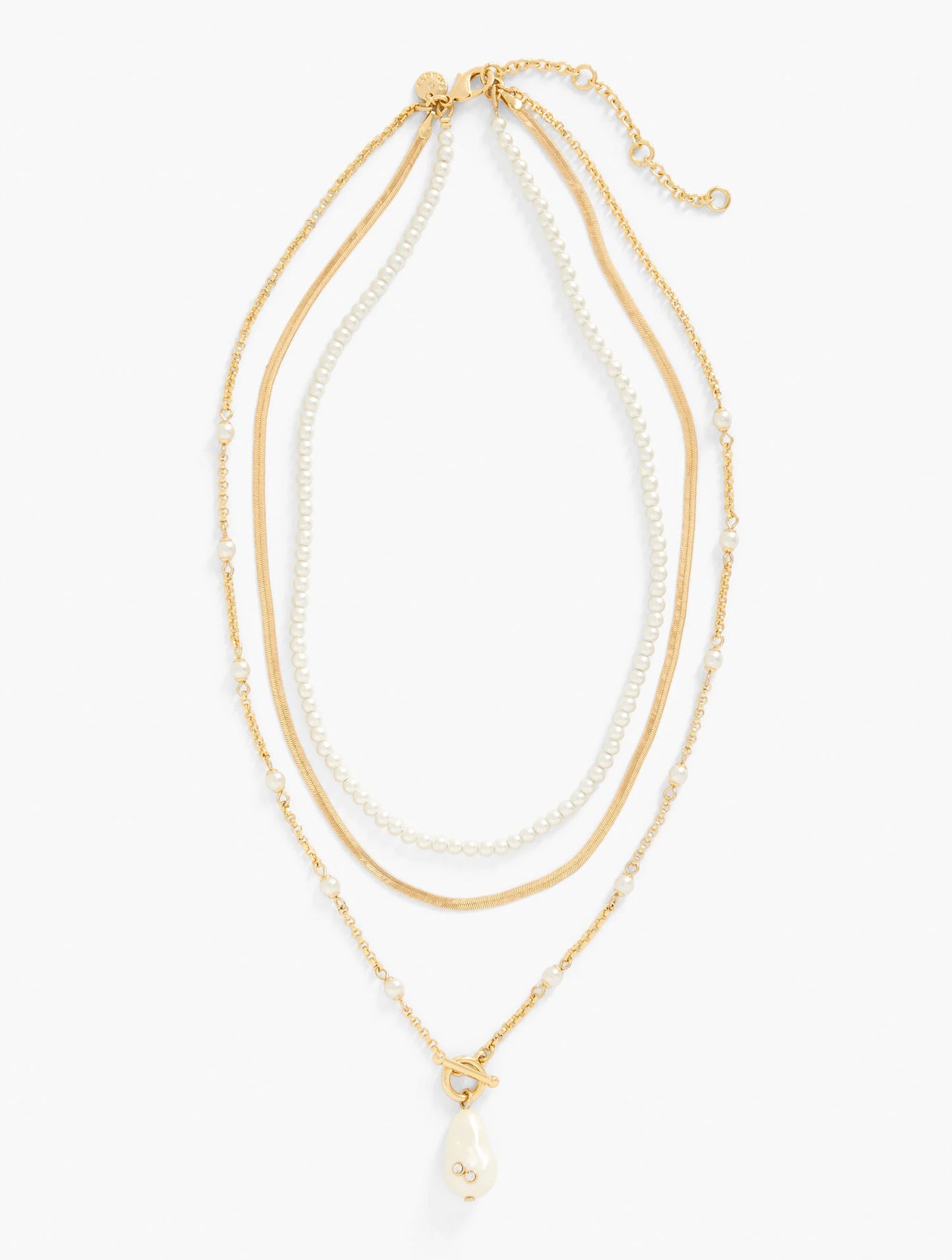 Baroque Pearl Layered Necklace