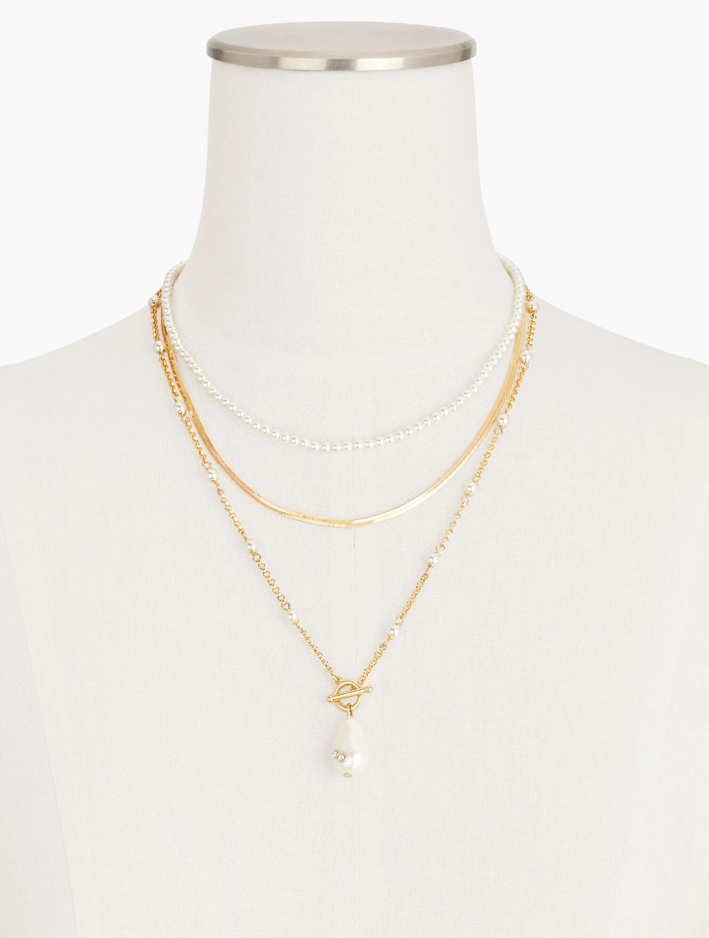 Baroque Pearl Layered Necklace