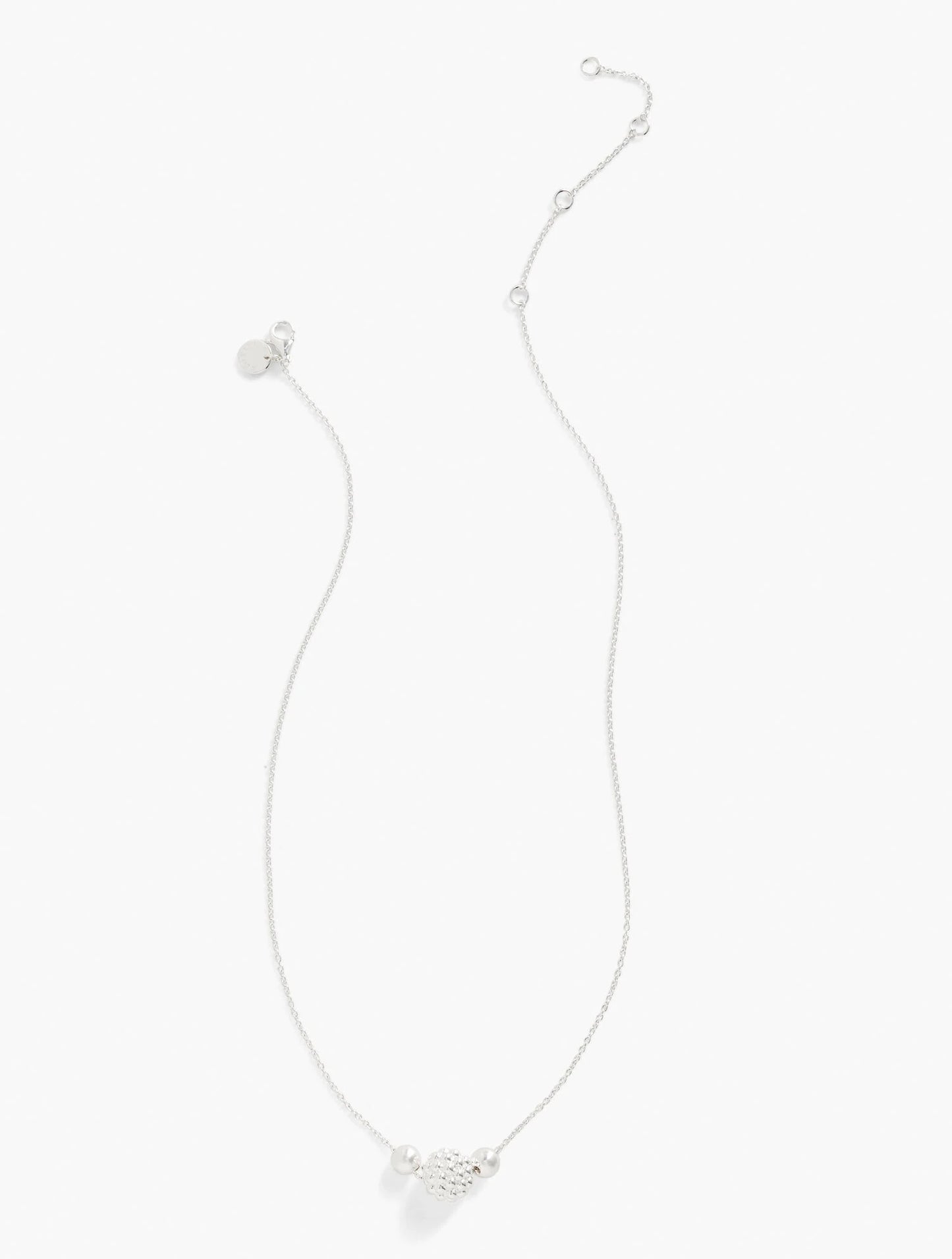 Sterling Silver Ball Cluster Pendant Necklace