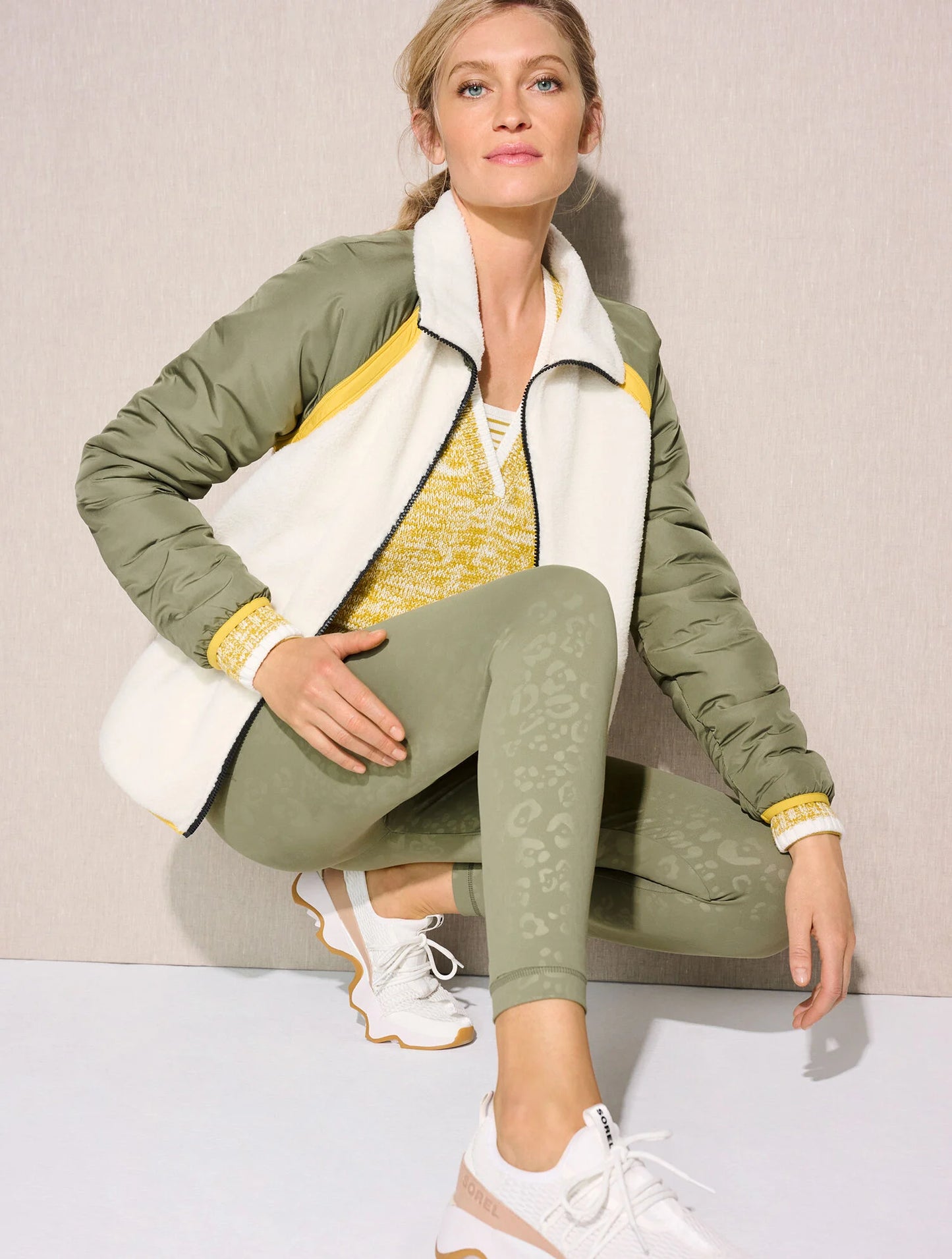 Colorblock Sherpa Jacket