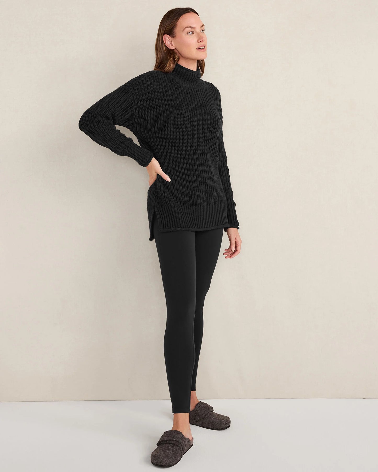 Organic Cotton Roll Neck Sweater