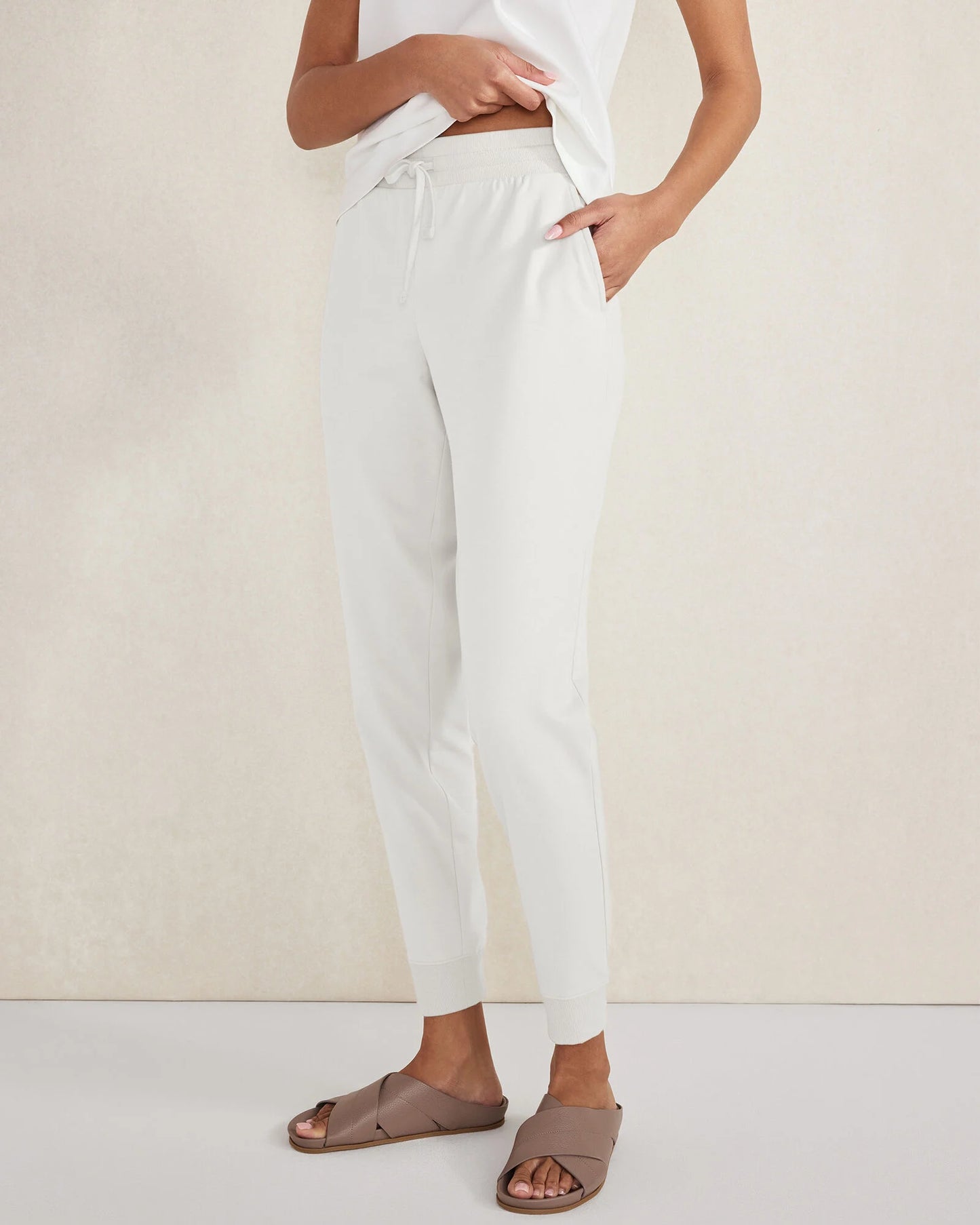 Organic Cotton Interlock Joggers