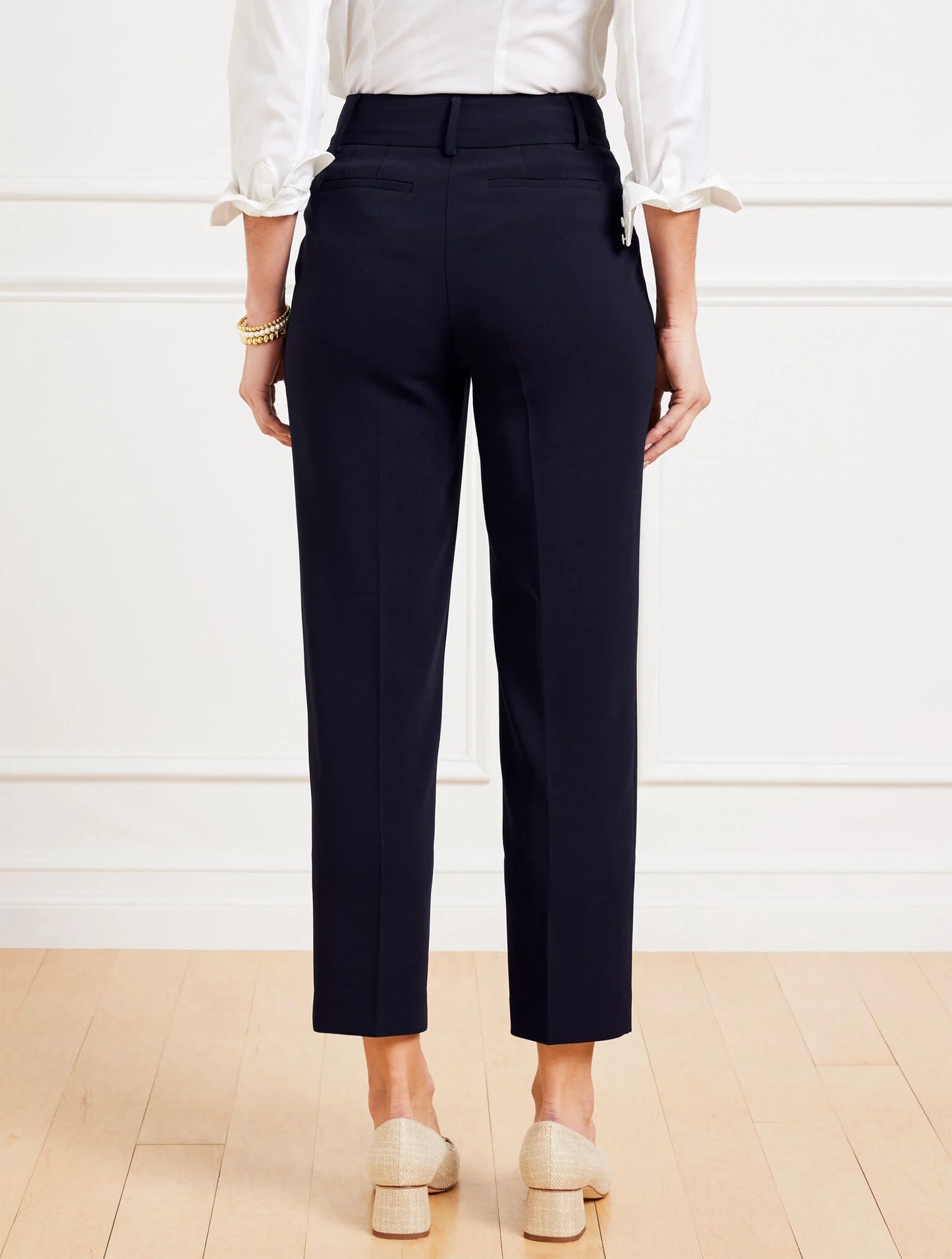 Easy Travel Tapered Ankle Pants