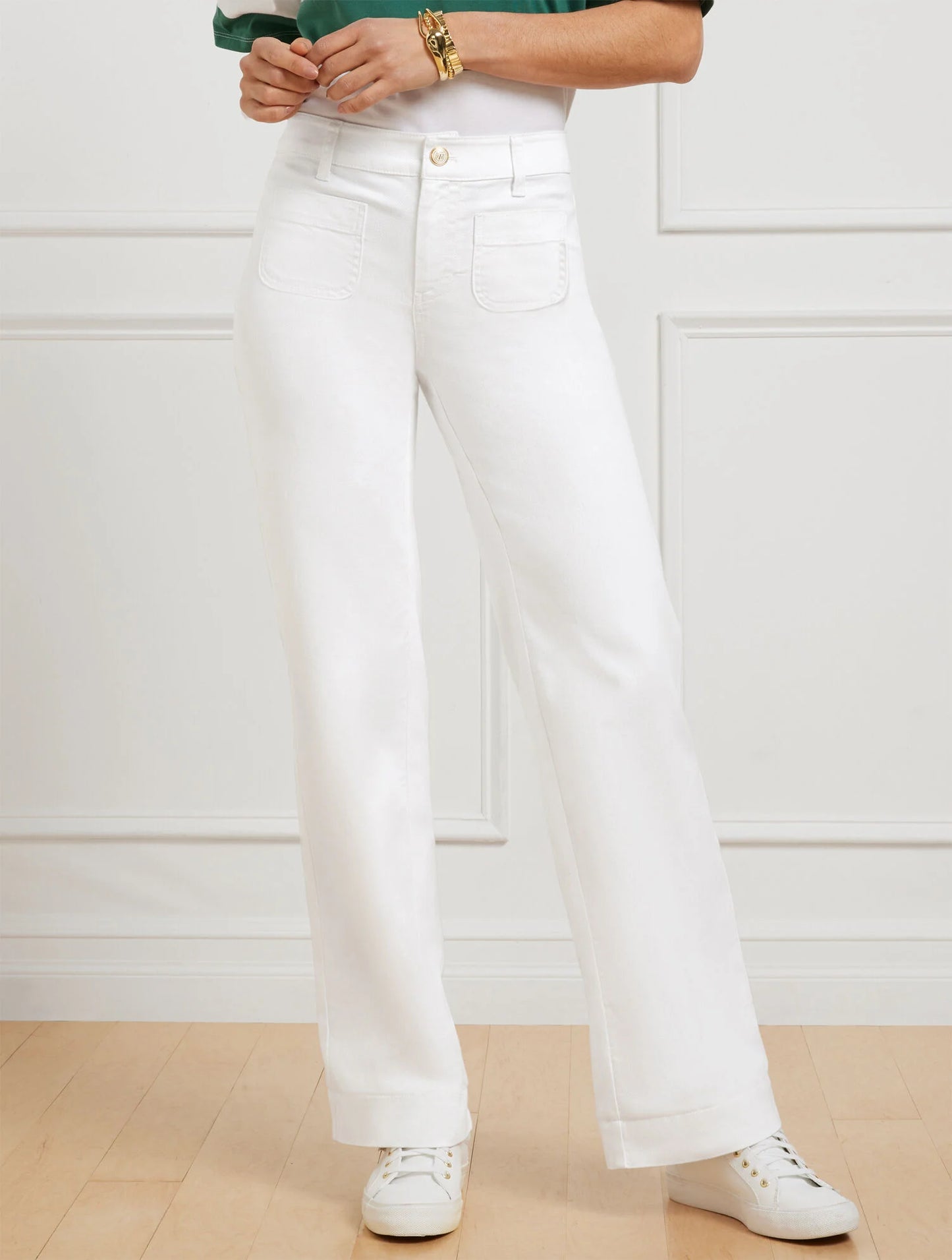 Patch Pocket Classic Jean Trousers