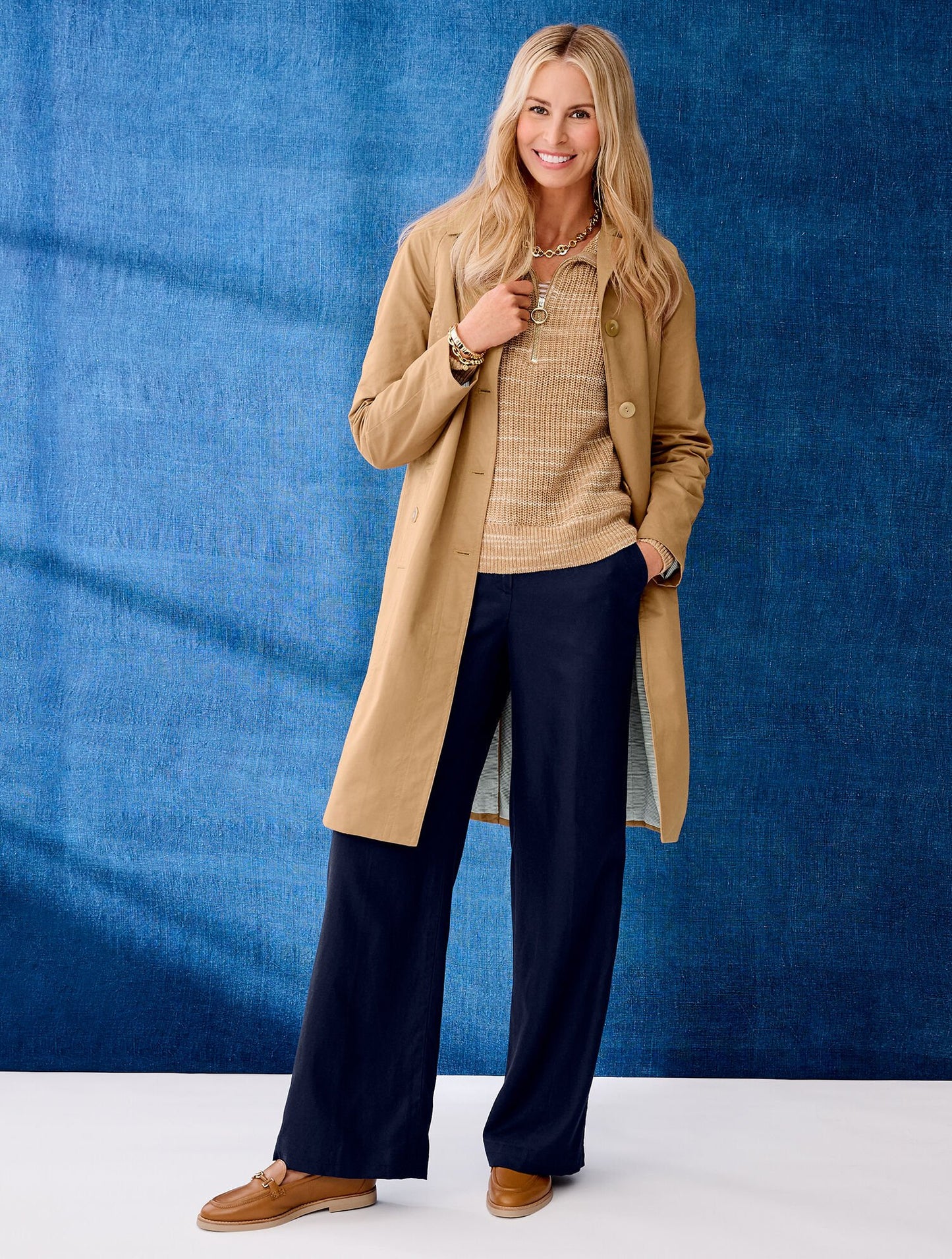 Half-Zip Pullover - Speckled Space Dye