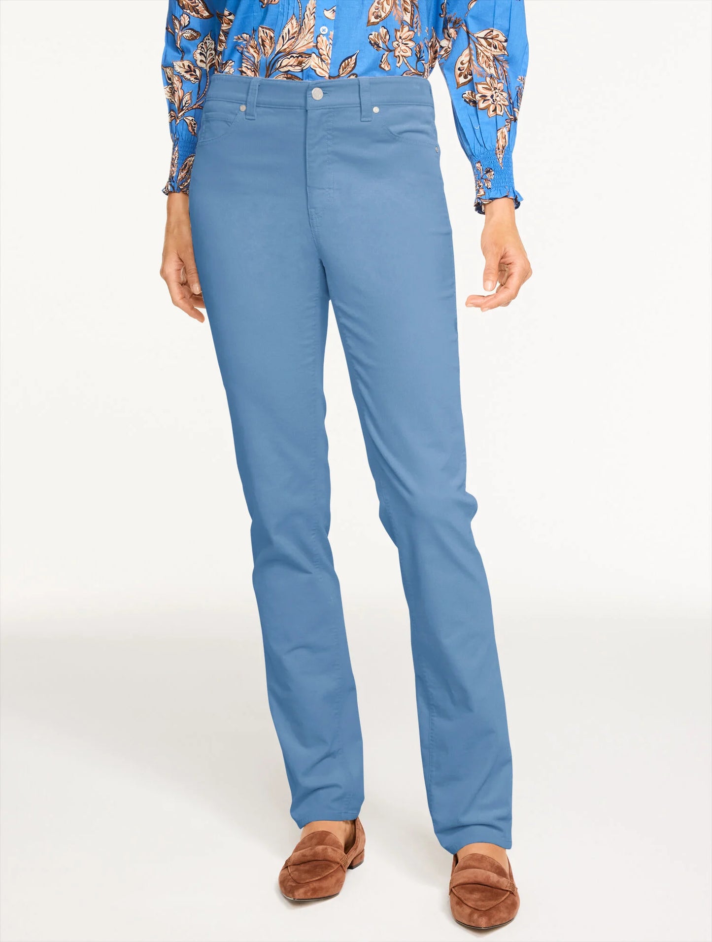 Straight Leg Stretch Corduroy Pants