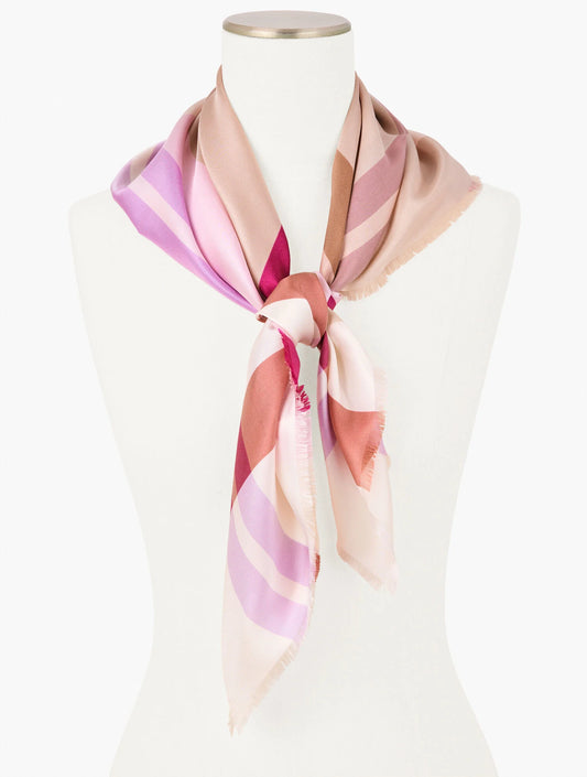 Echo Plaid Square Scarf