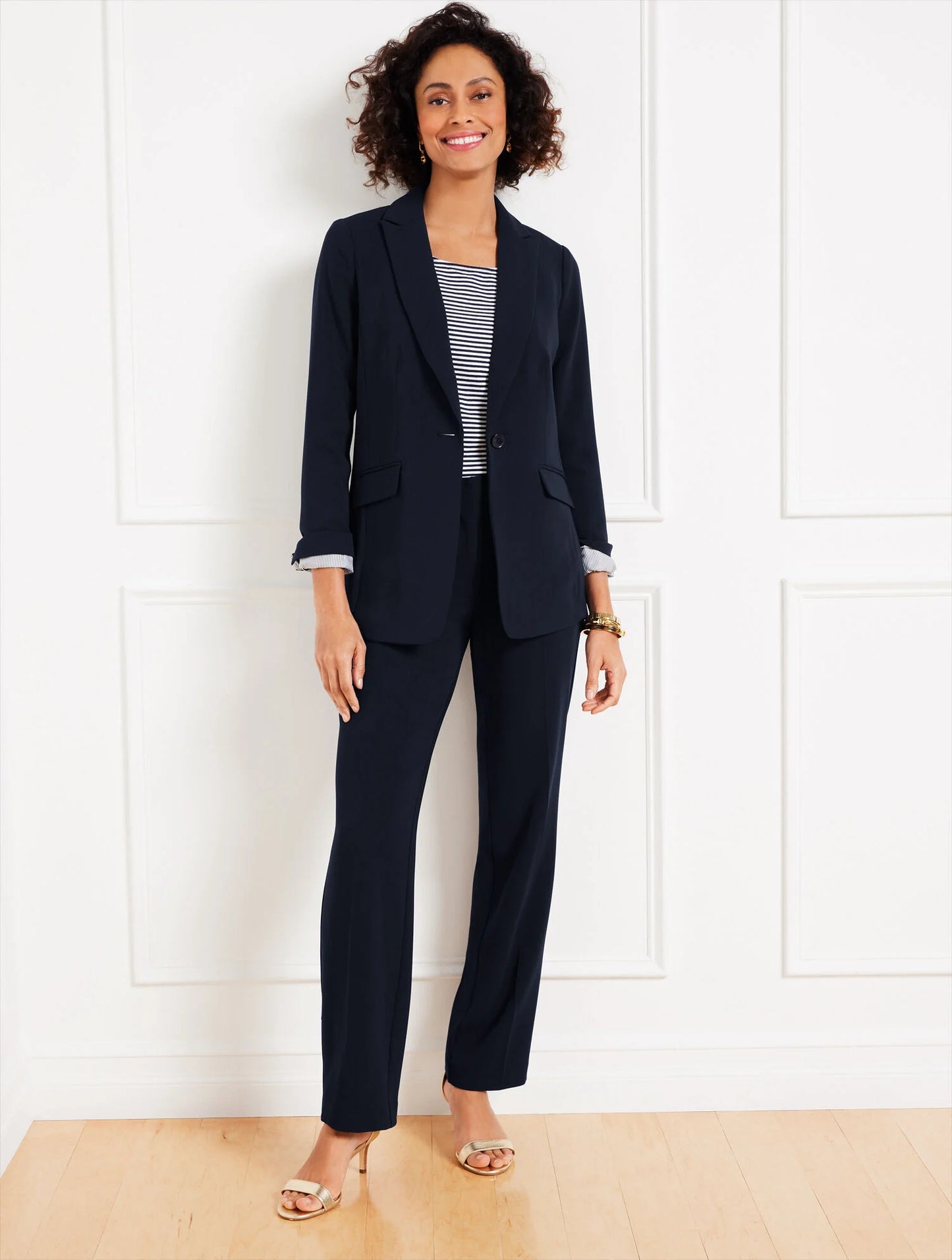 Easy Travel Straight Leg Pants