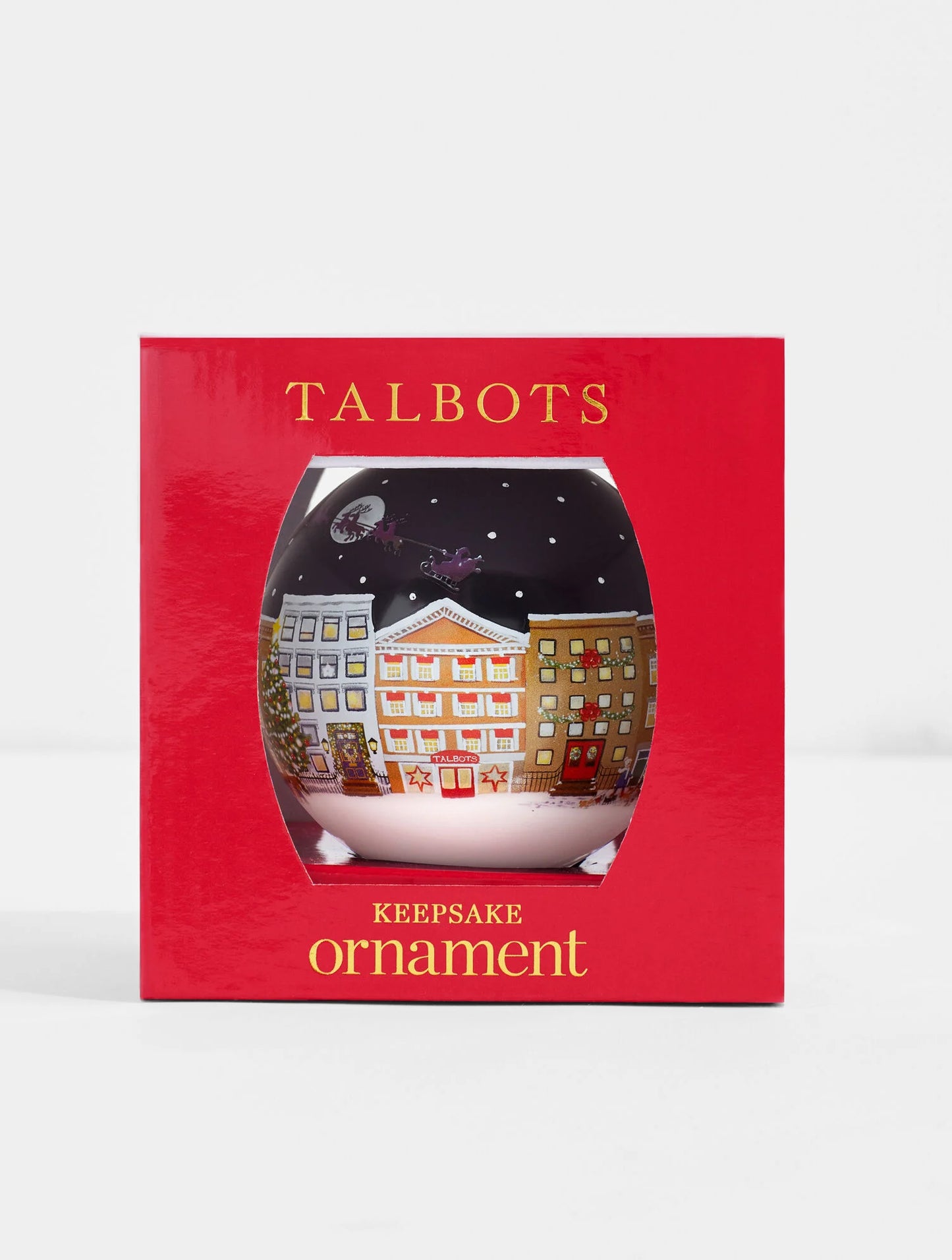 Santa In the City Ornament