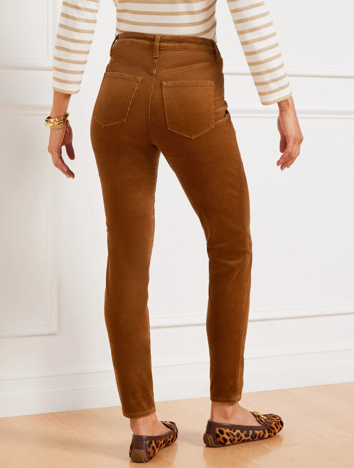 Stretch Corduroy Jeggings - Solids - Curvy Fit