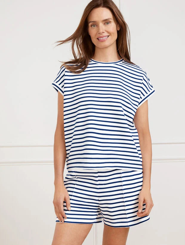 AirKnit Stretch Crewneck Tee - Ace Stripe