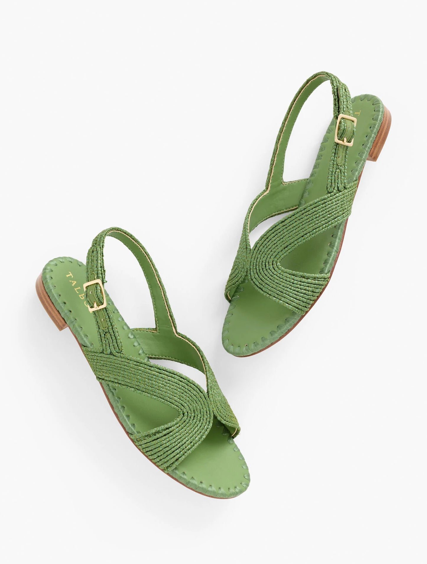 Keri Curved Raffia Slides