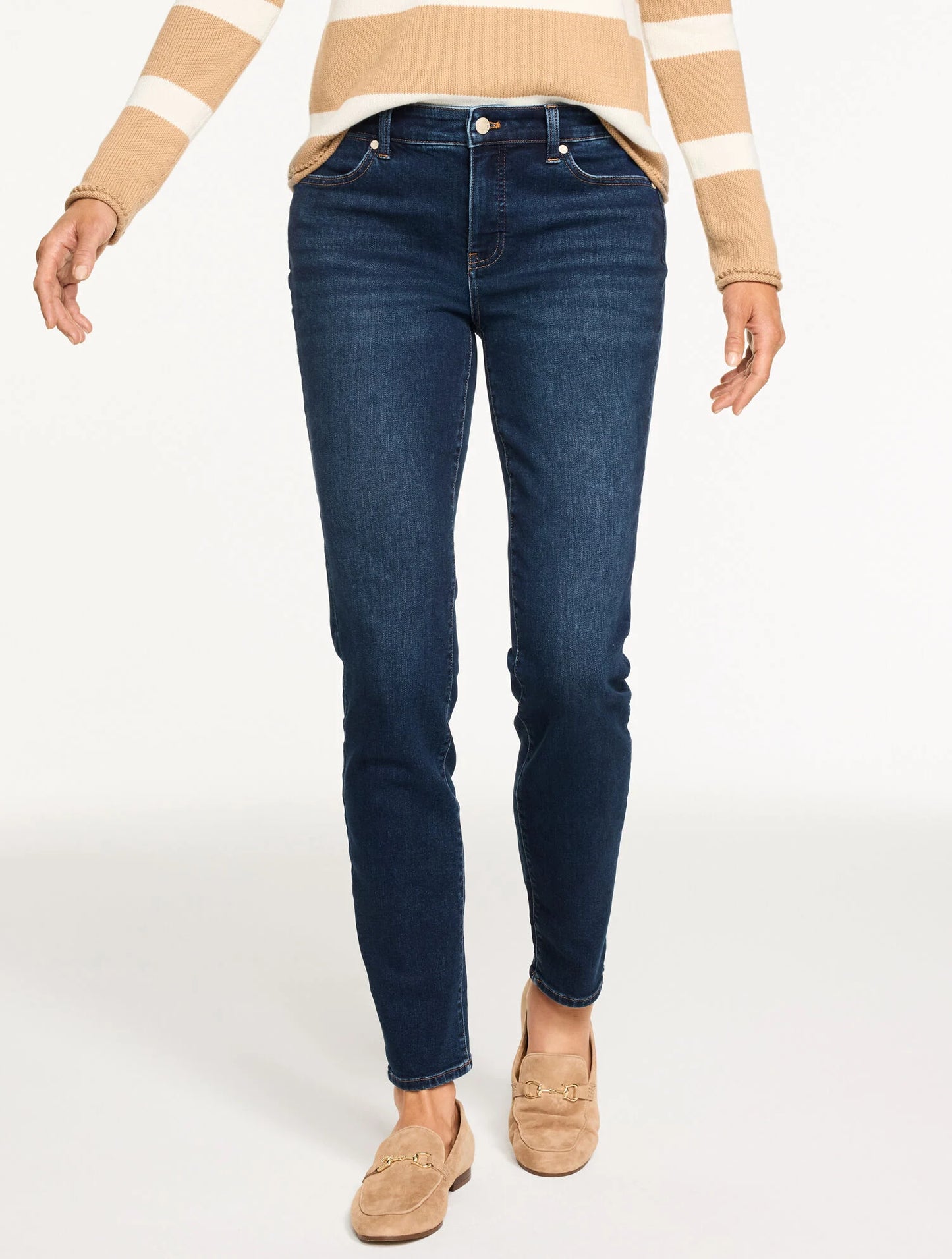 Slim Ankle Jeans - Luisa Wash - Curvy Fit